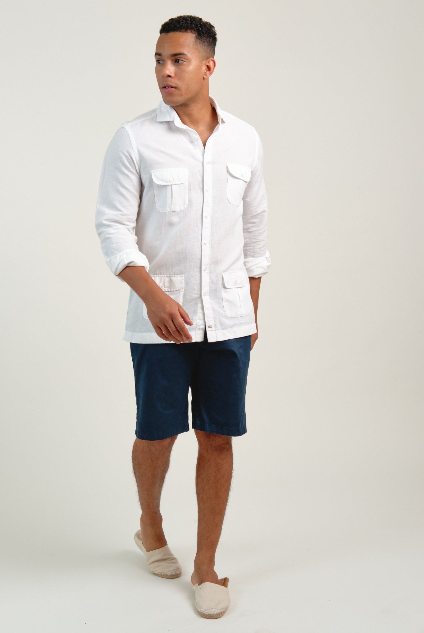 Guayabera Lino Yakarta Blanco - Sohhan