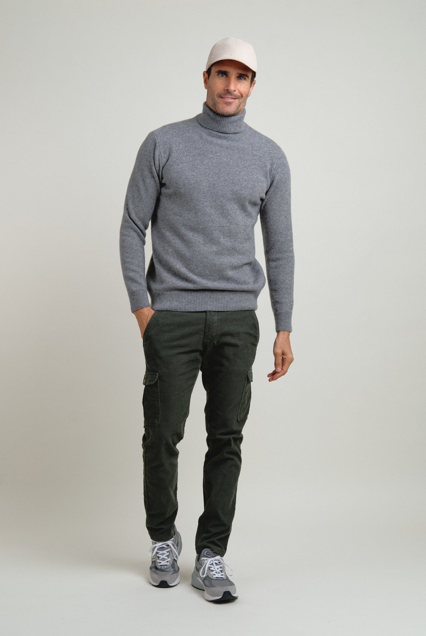 Jersey Cuello Vuelto Brant Gris - Sohhan