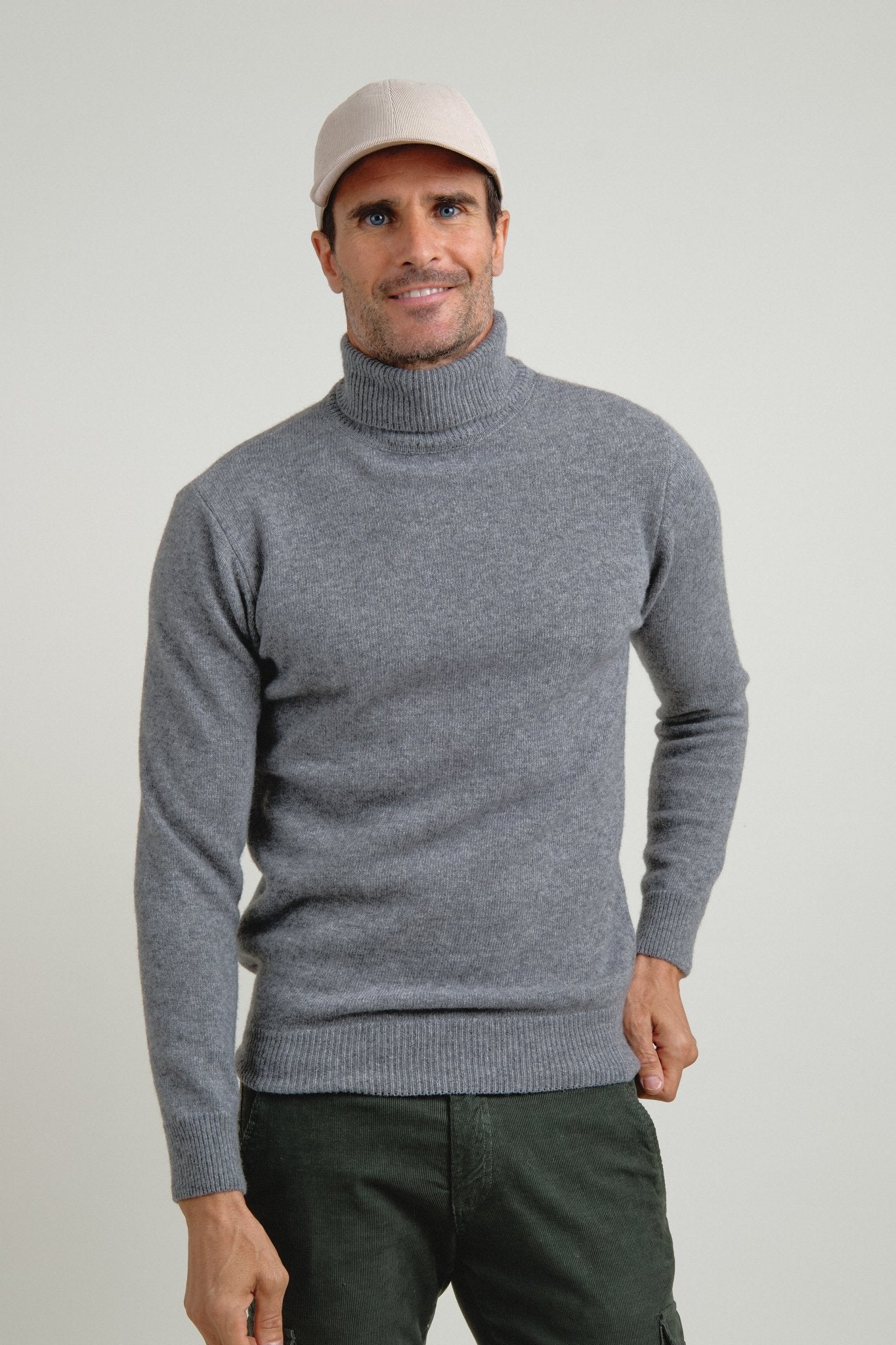 Jersey Cuello Vuelto Brant Gris - Sohhan