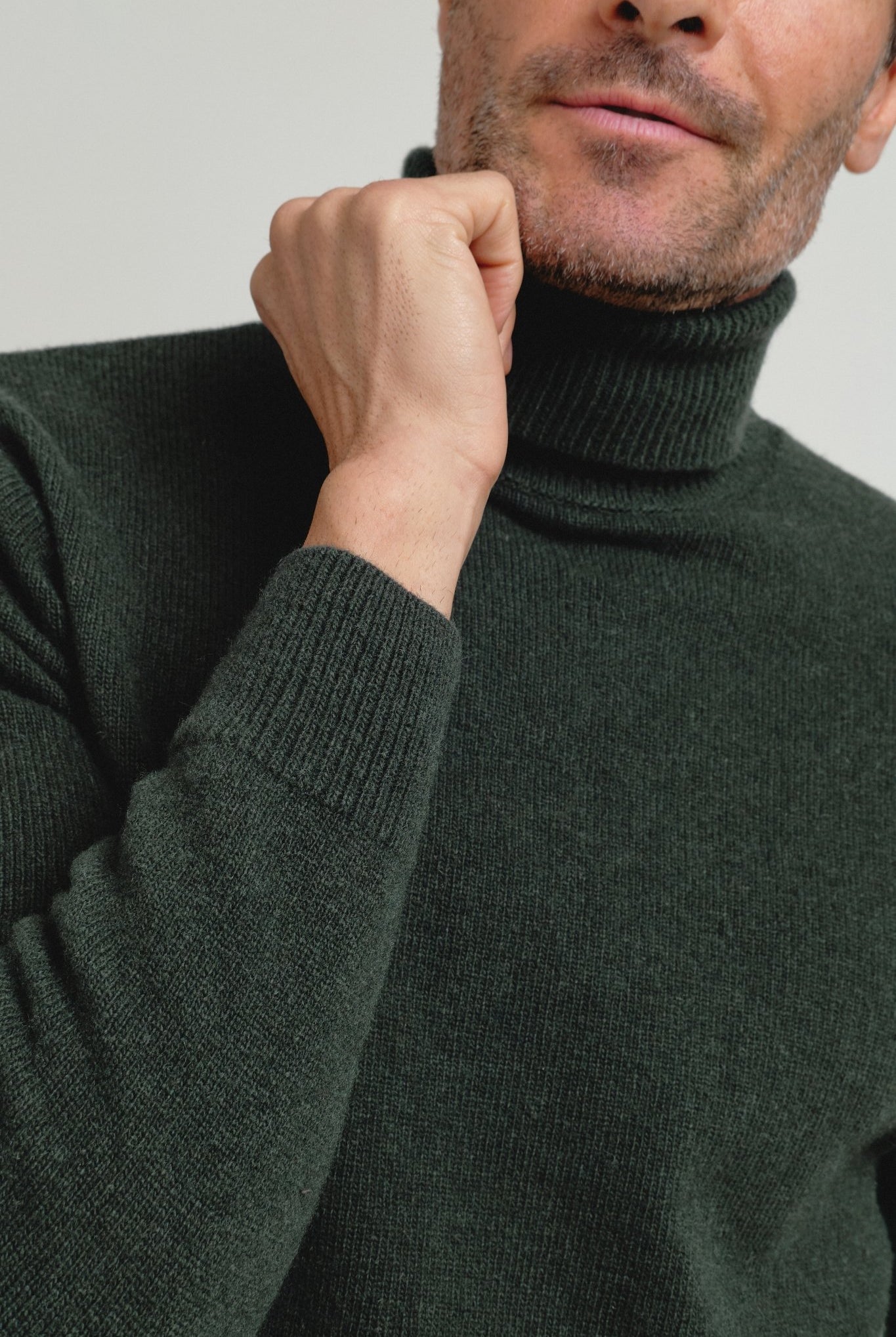 Jersey Cuello Vuelto Brant Verde - Sohhan