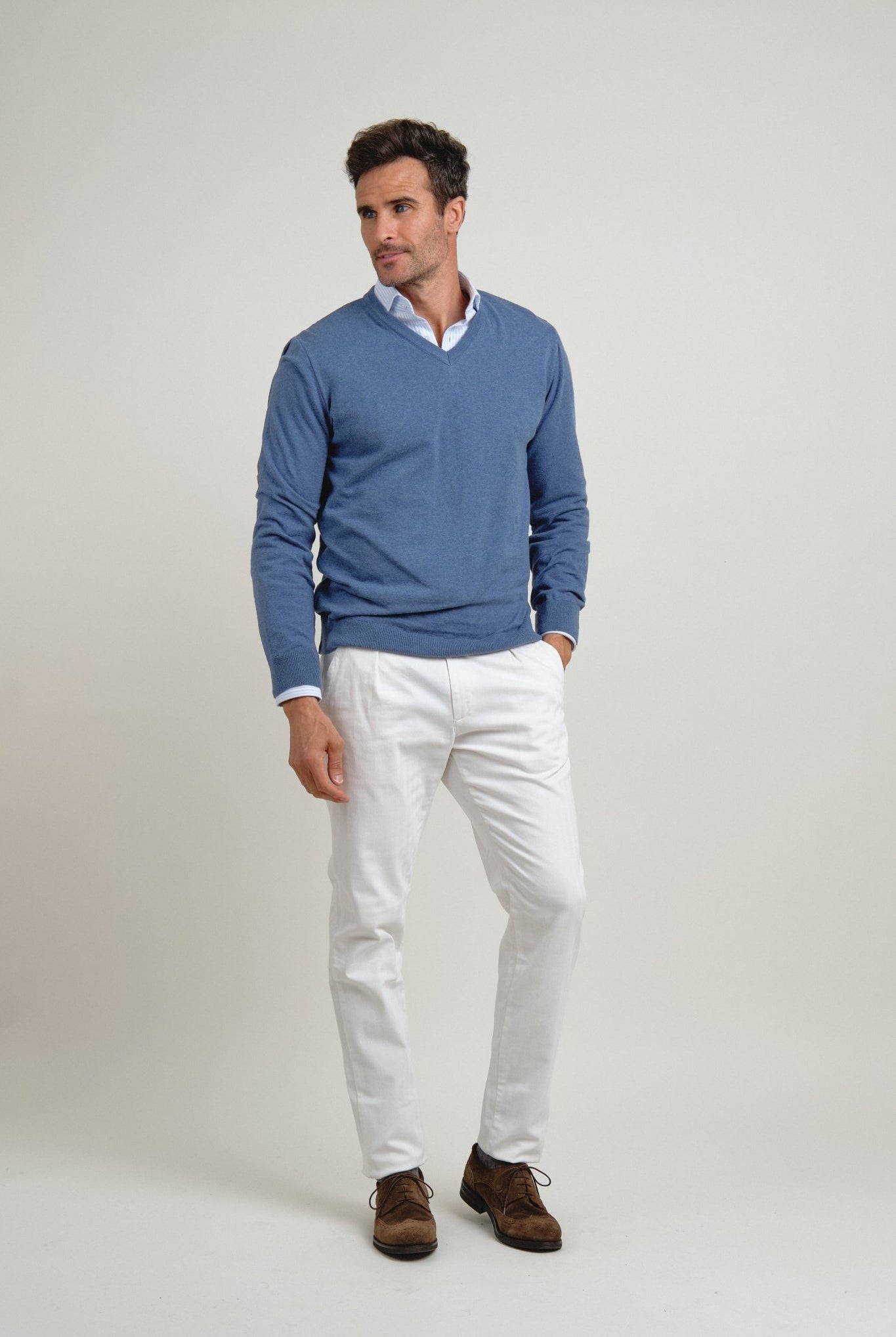 Jersey Pico Blacke Azulón - Sohhan