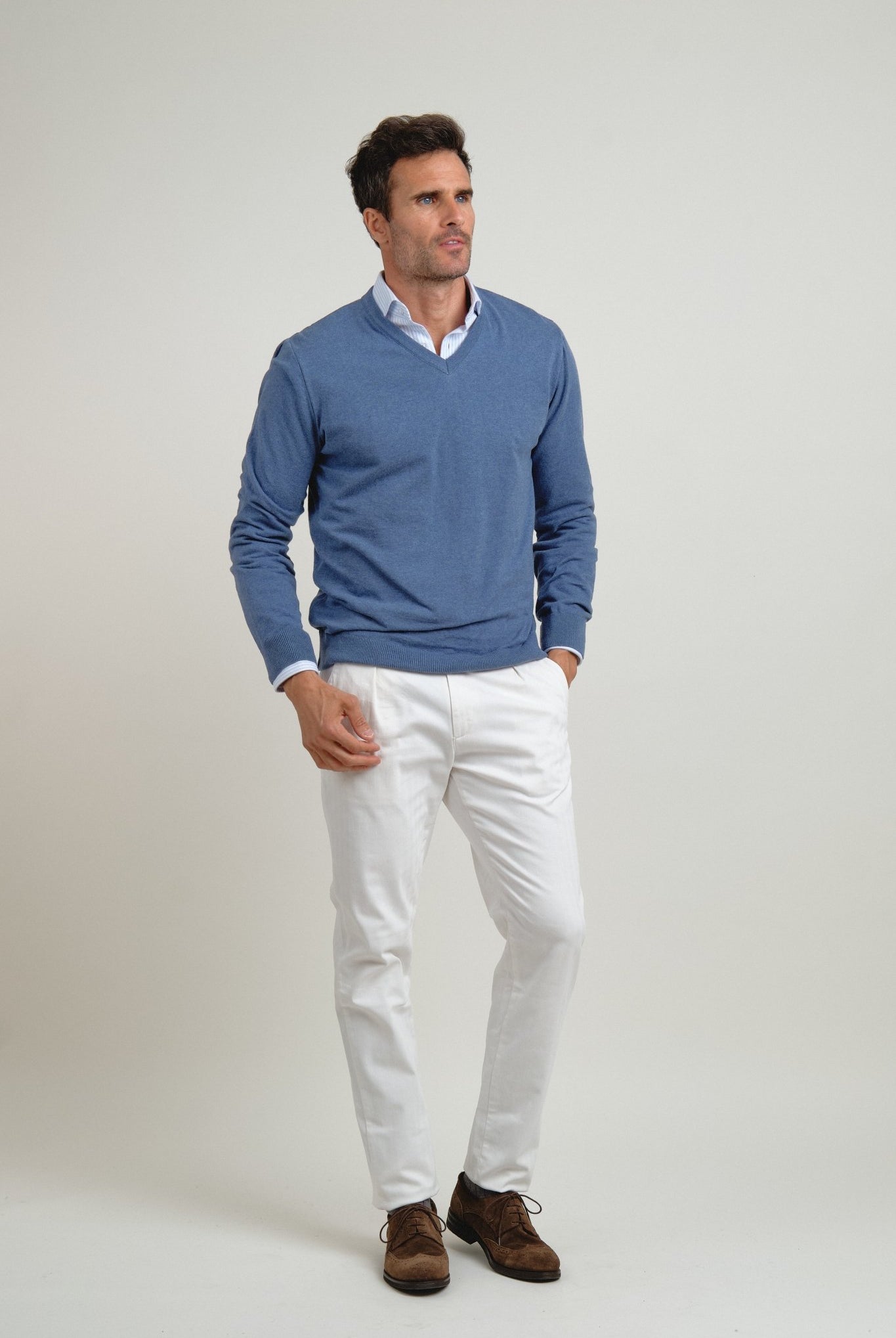 Jersey Pico Blacke Azulón - Sohhan