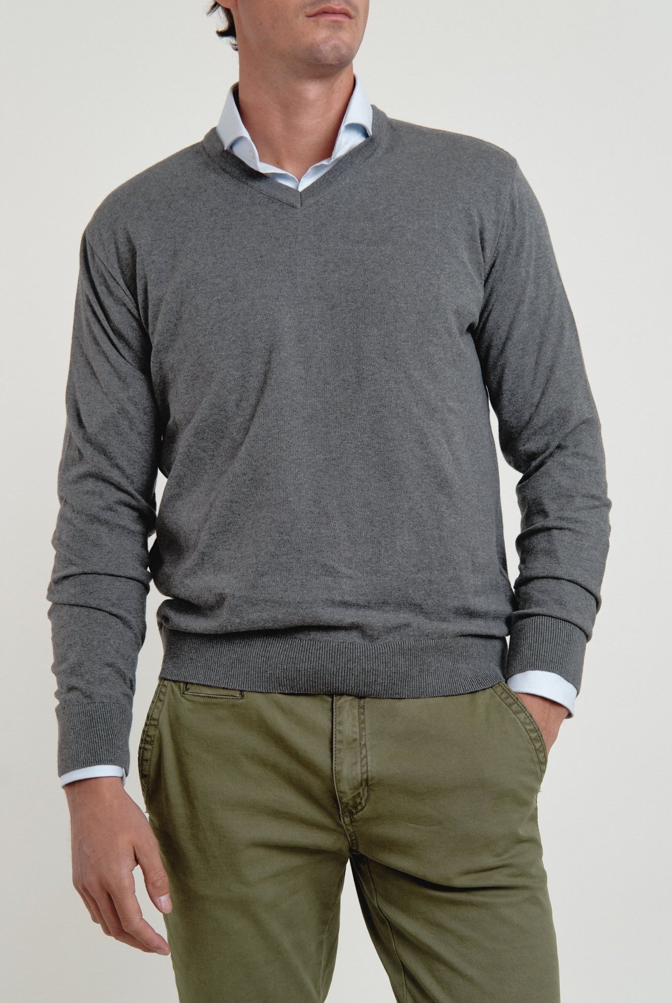 Jersey Pico Blacke Gris - Sohhan