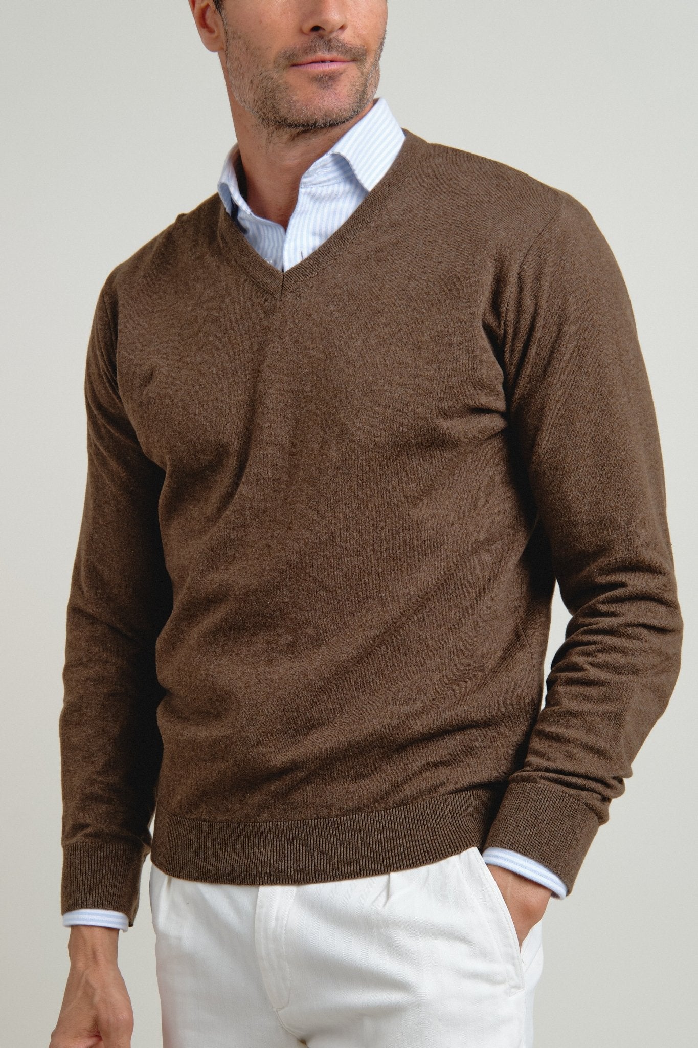 Jersey Pico Blacke Marrón - Sohhan