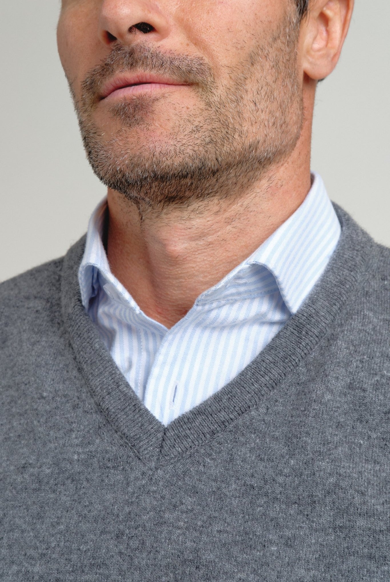 Jersey Pico Terry Gris Medio - Sohhan