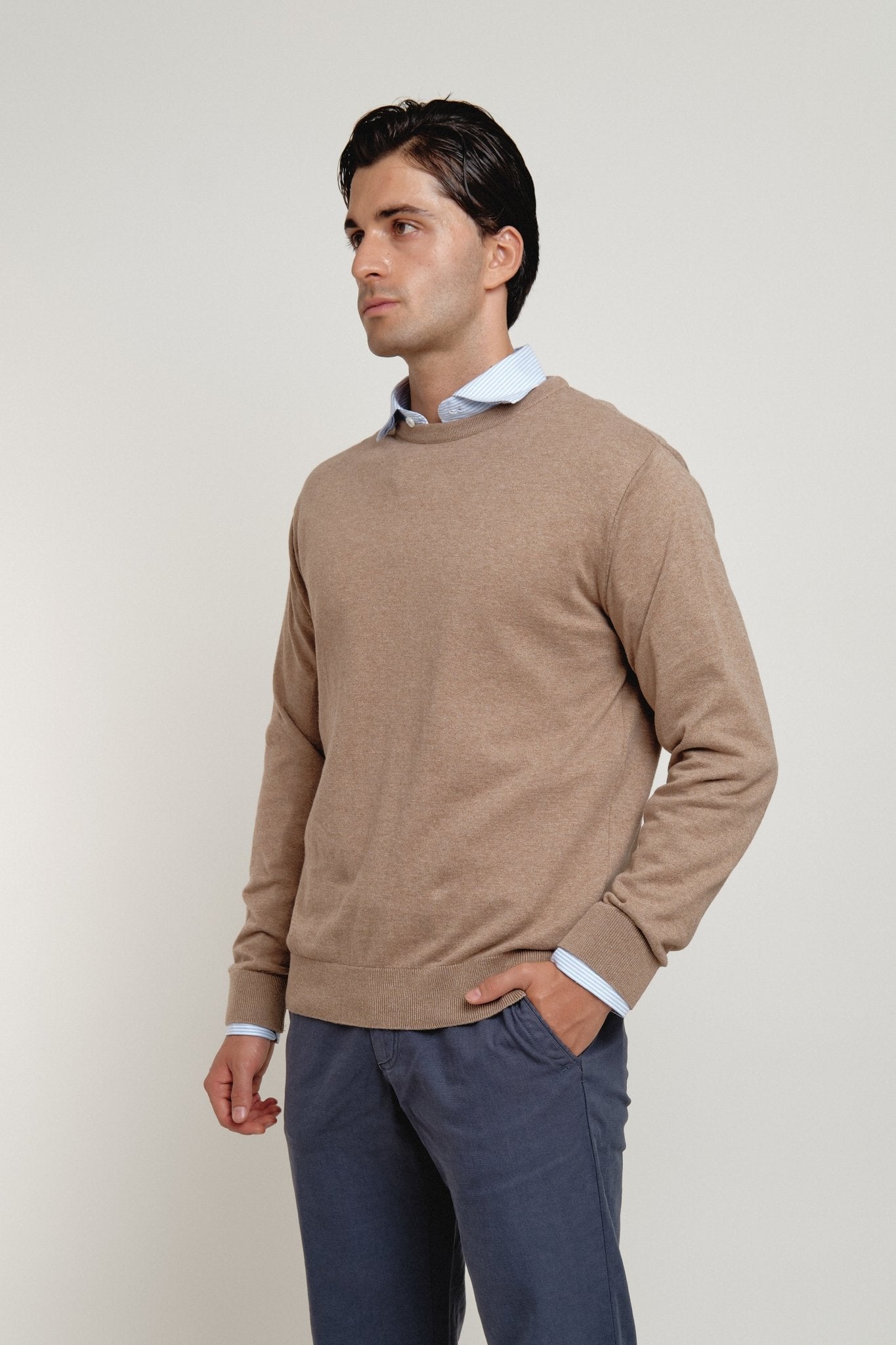 Jersey Redondo Blacke Beige - Sohhan