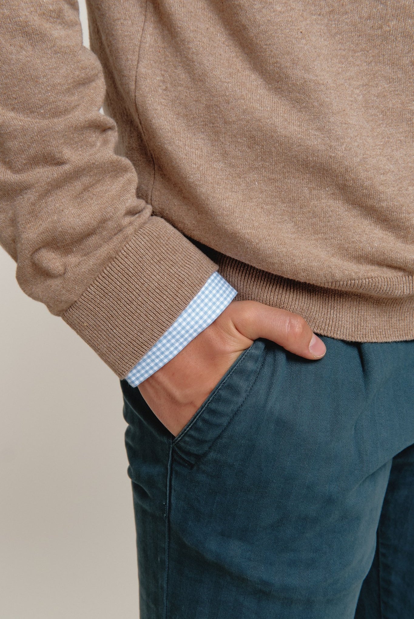 Jersey Redondo Blacke Beige - Sohhan