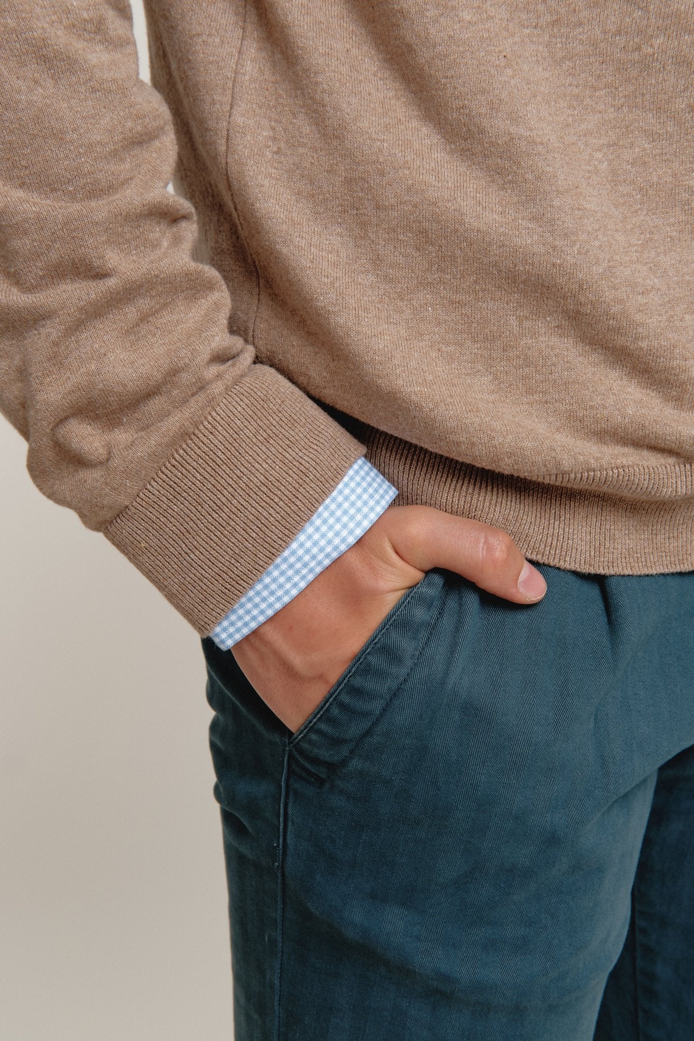 Jersey Redondo Blacke Beige - Sohhan