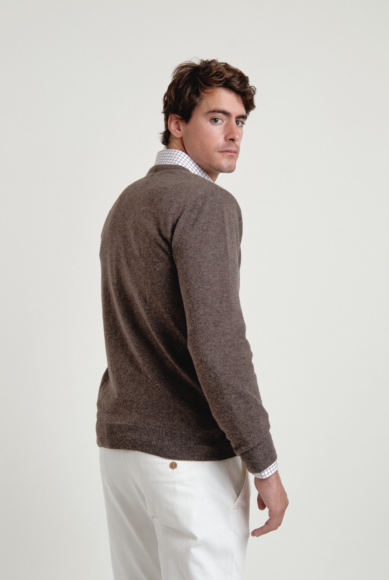 Jersey Redondo Terry Marrón - Sohhan