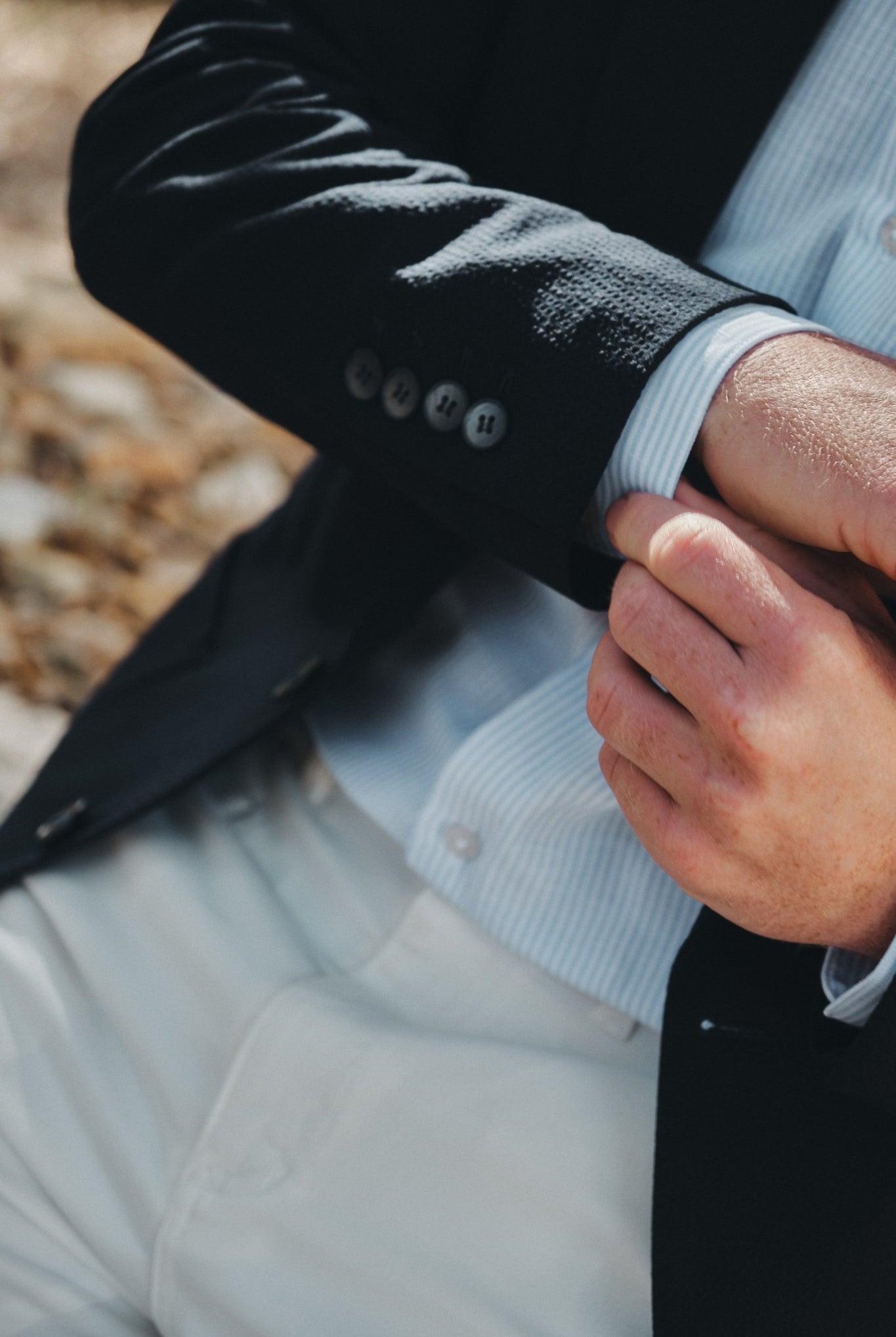 Monaco Blazer Navy Hustle Heritage - Sohhan