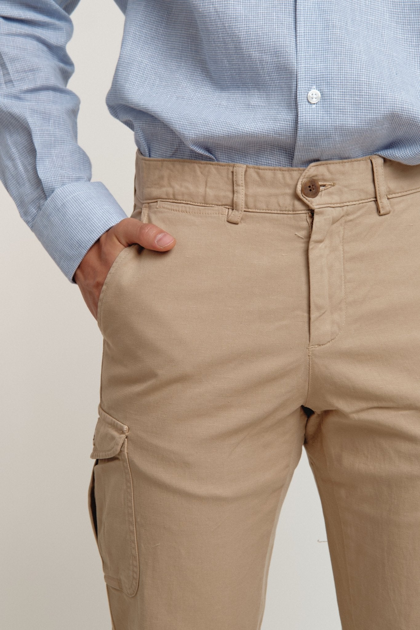 Pantalón Cargo Kos Tostado - Sohhan