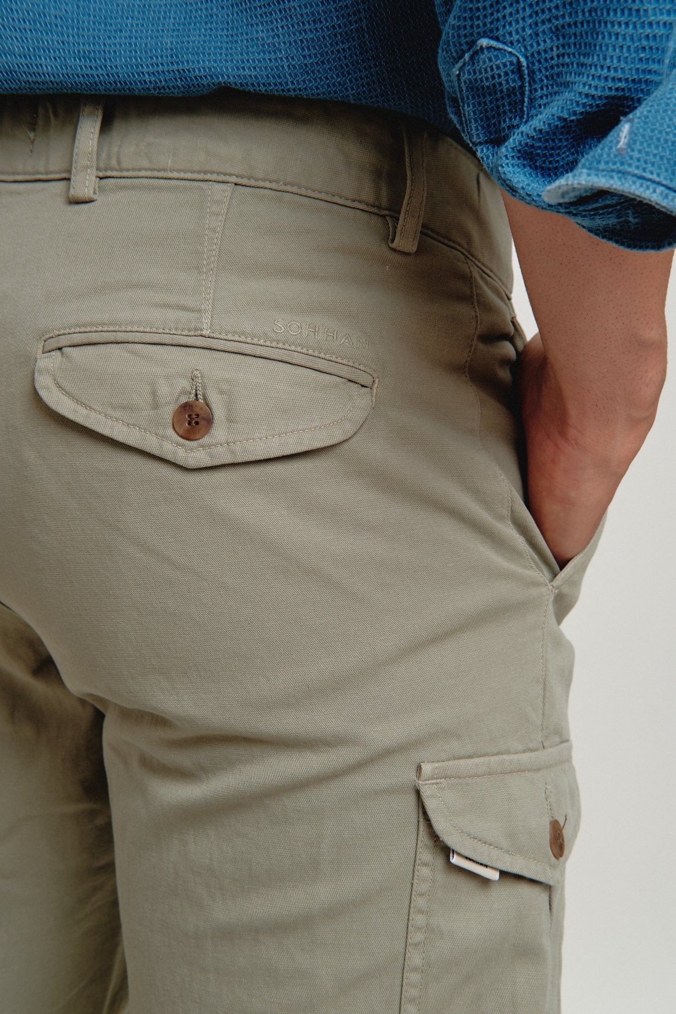 Pantalón Cargo Kos Verde Claro - Sohhan