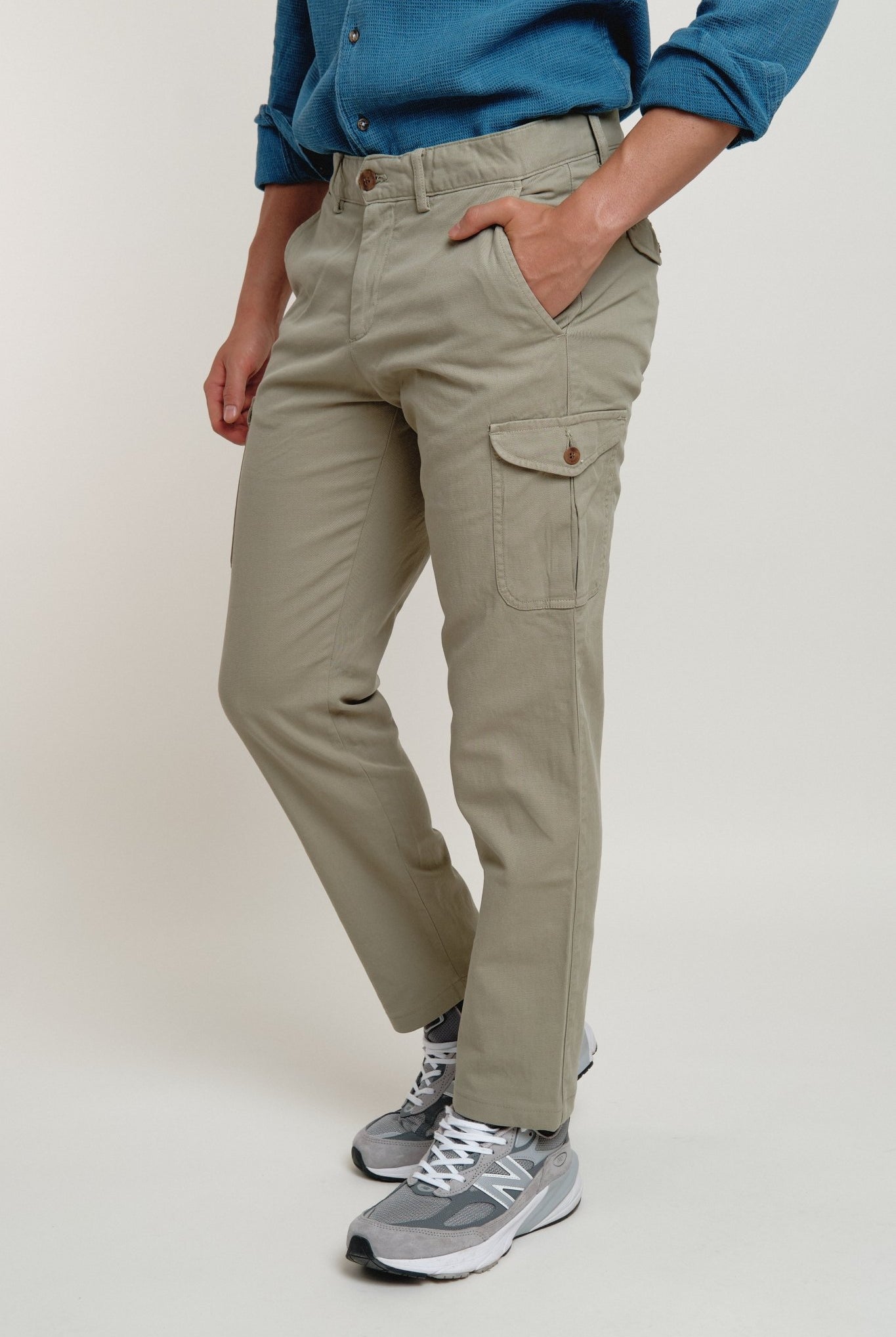 Pantalón Cargo Kos Verde Claro - Sohhan