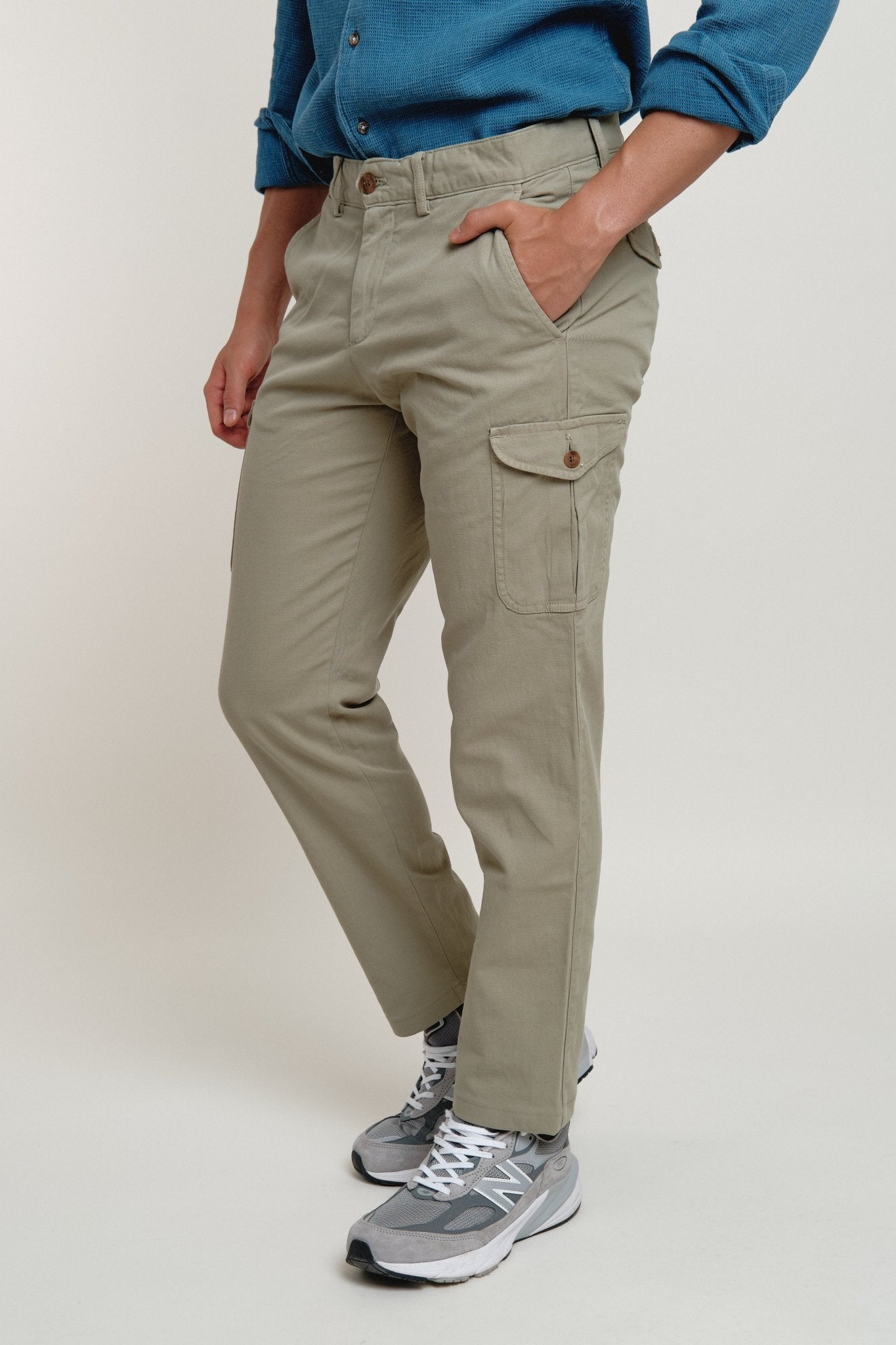 Pantalón Cargo Kos Verde Claro - Sohhan