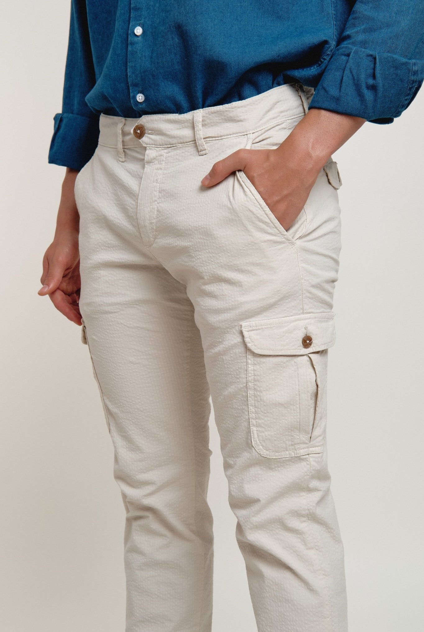 Pantalón Cargo Milos Crudo - Sohhan