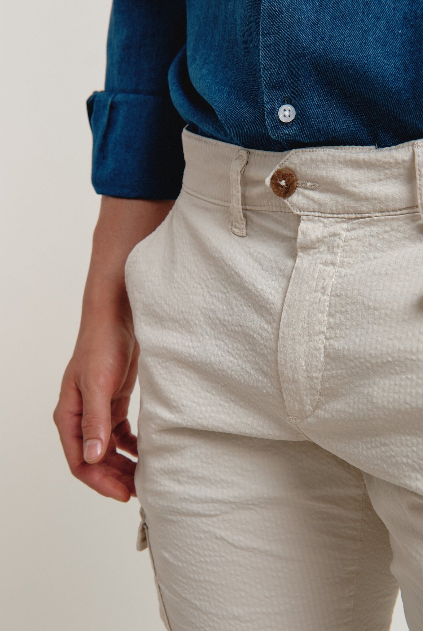 Pantalón Cargo Milos Crudo - Sohhan