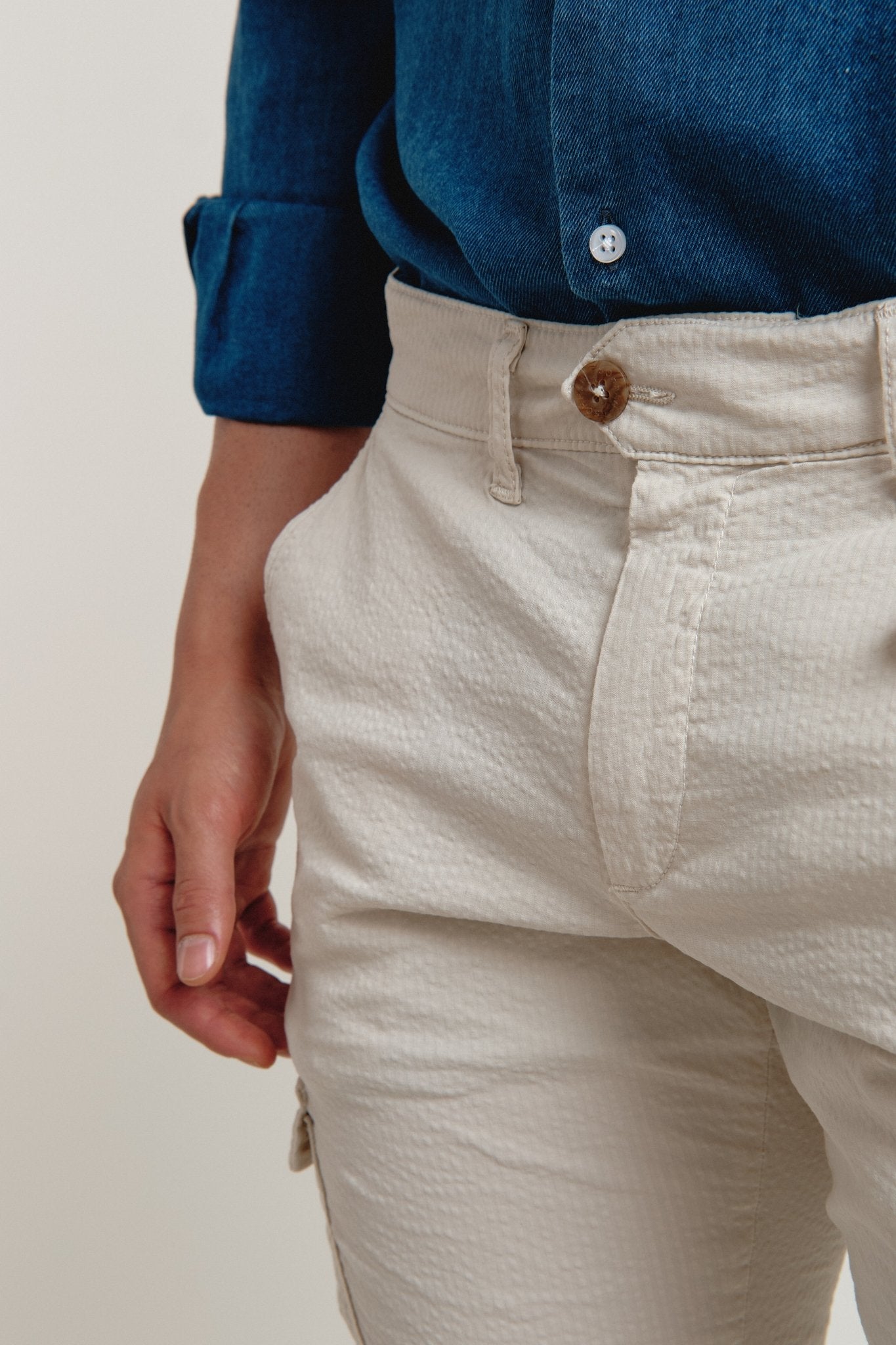 Pantalón Cargo Milos Crudo - Sohhan