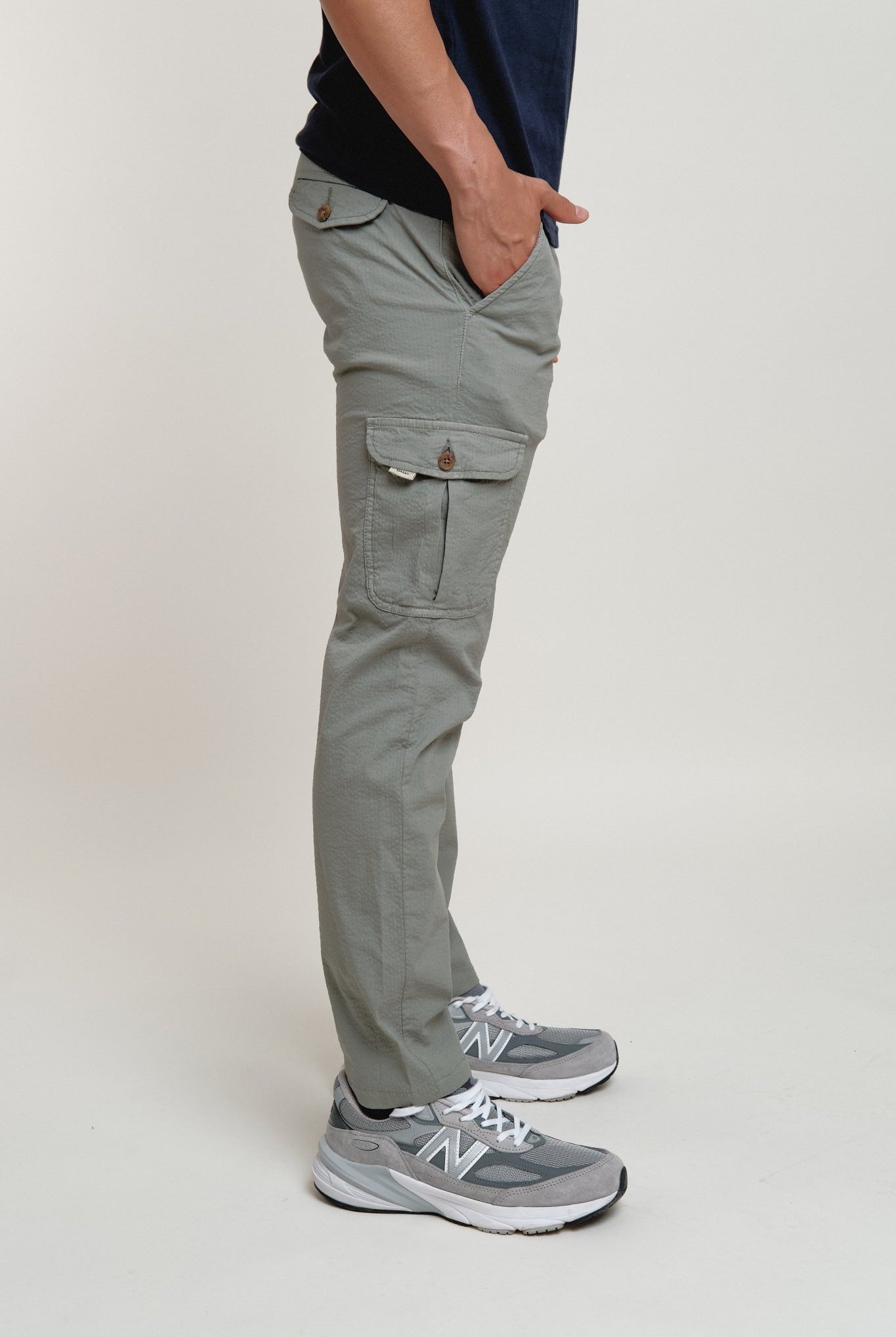 Pantalón Cargo Milos Gris Verdoso - Sohhan