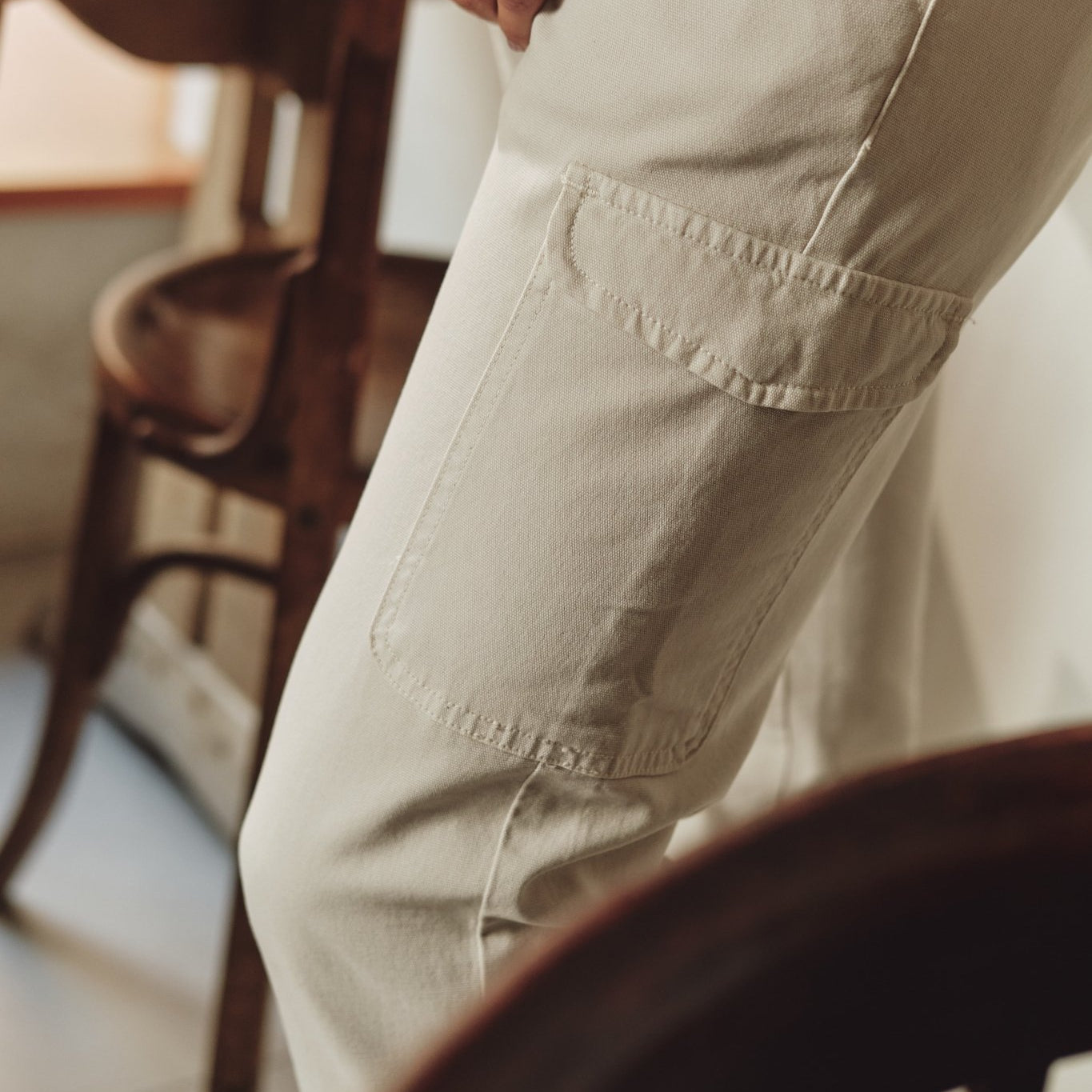 Pantalón Cargo Panamá Crudo - Sohhan