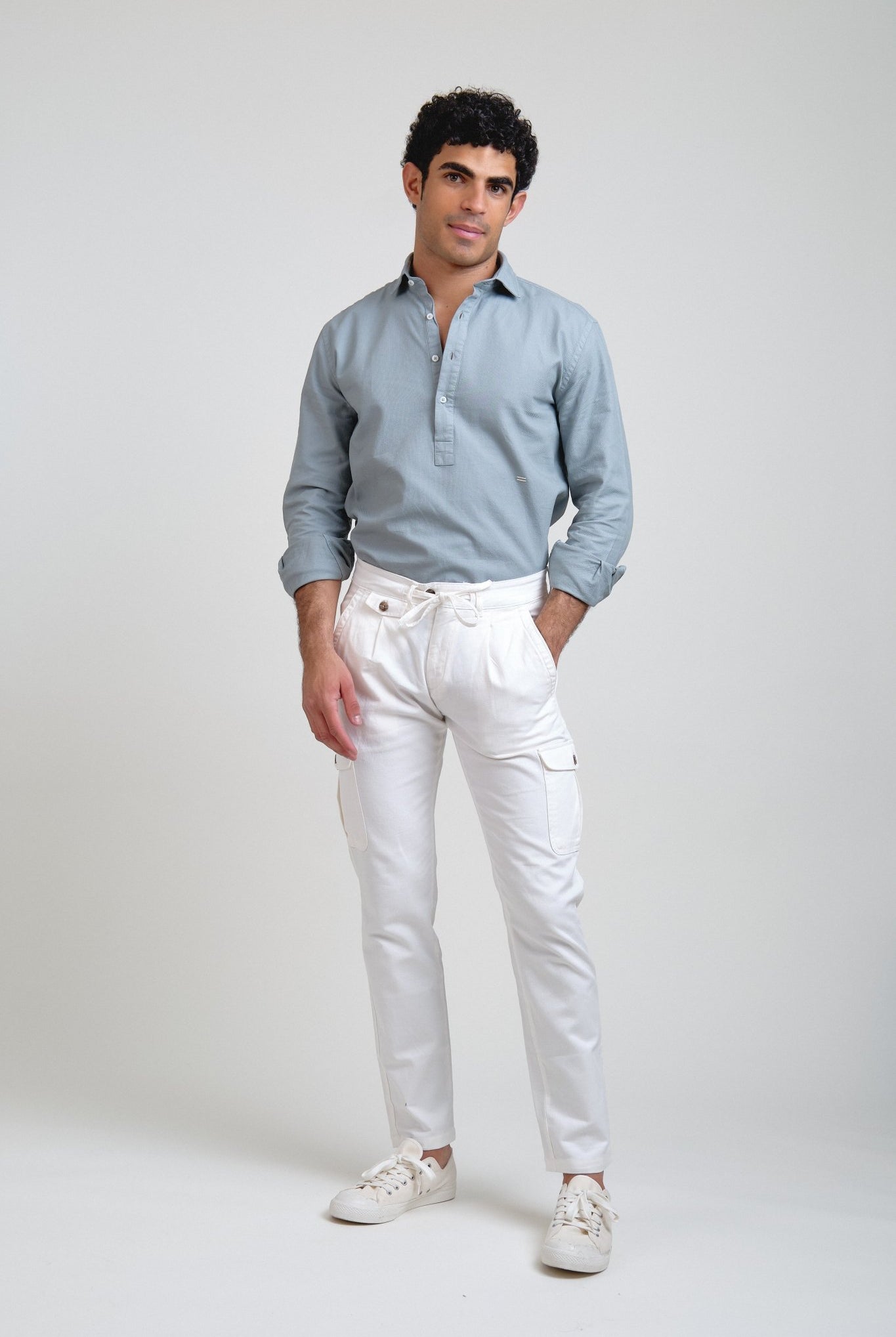 Pantalón Cargo Soren Blanco Roto - Sohhan