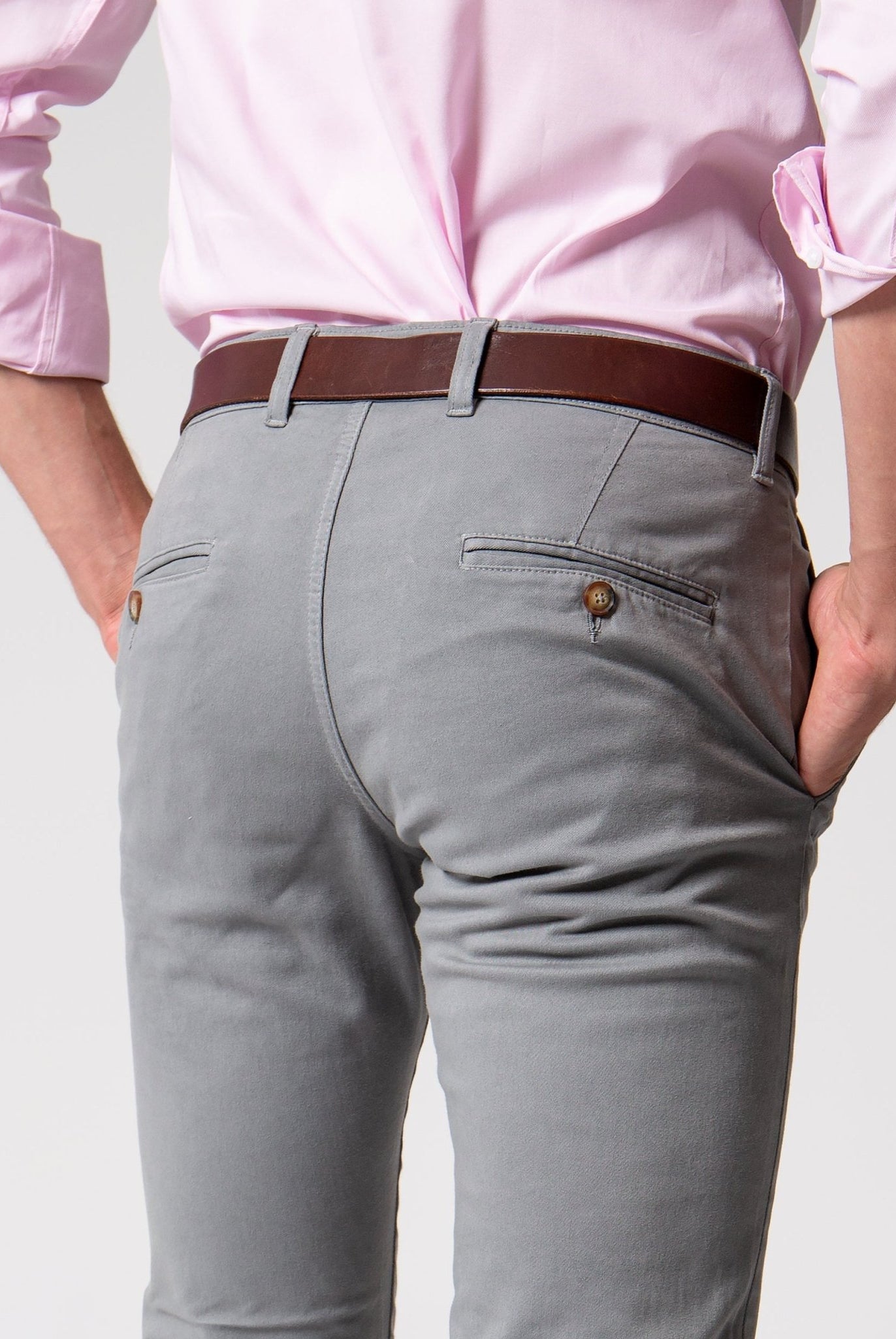 Pantalón Chino Idol Gris Deslavado - Sohhan