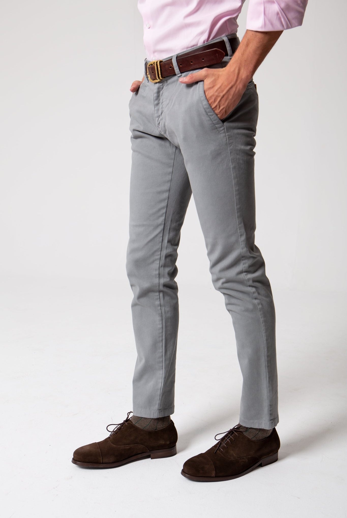 Pantalón Chino Idol Gris Deslavado - Sohhan