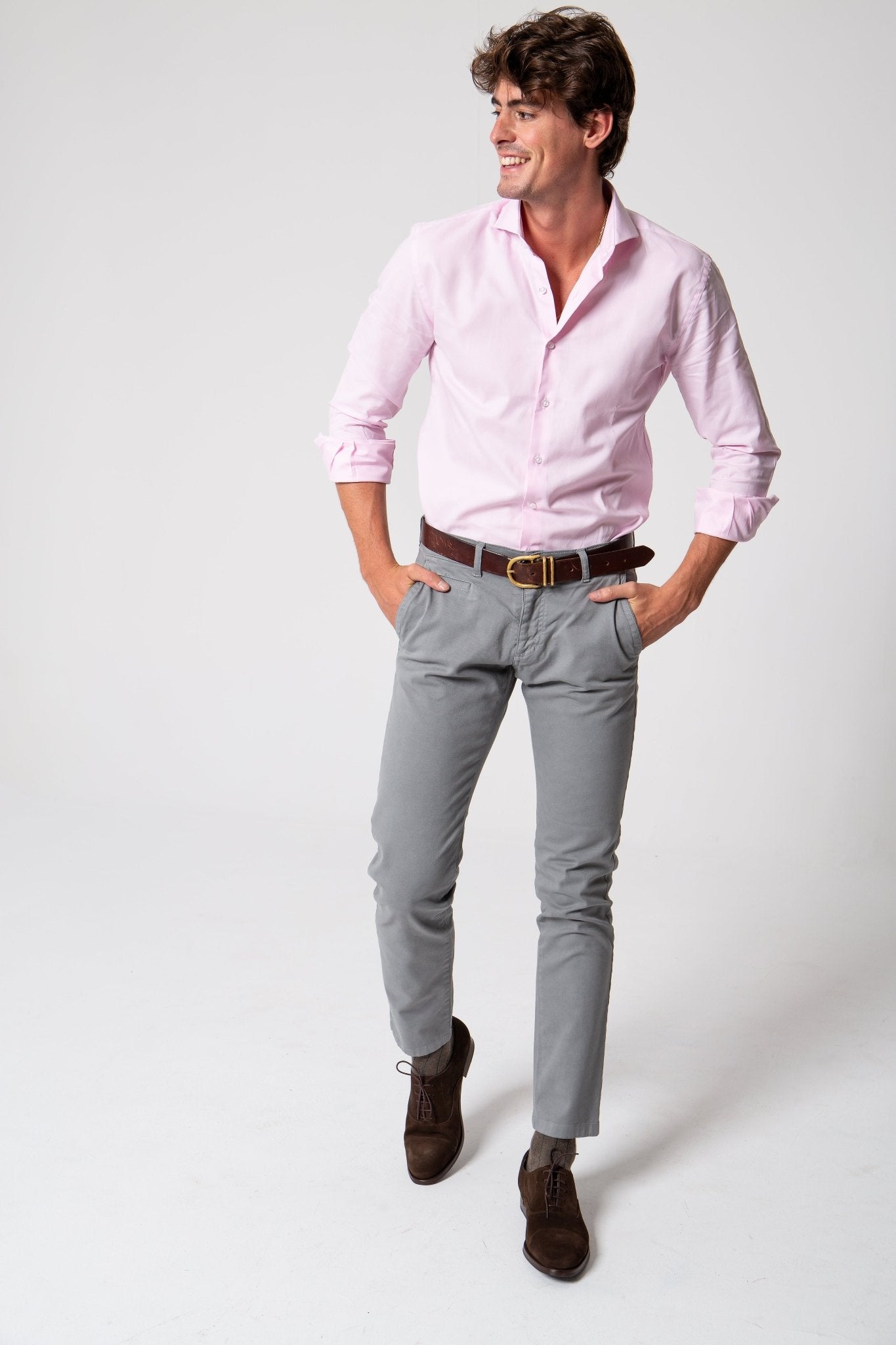 Pantalón Chino Idol Gris Deslavado - Sohhan