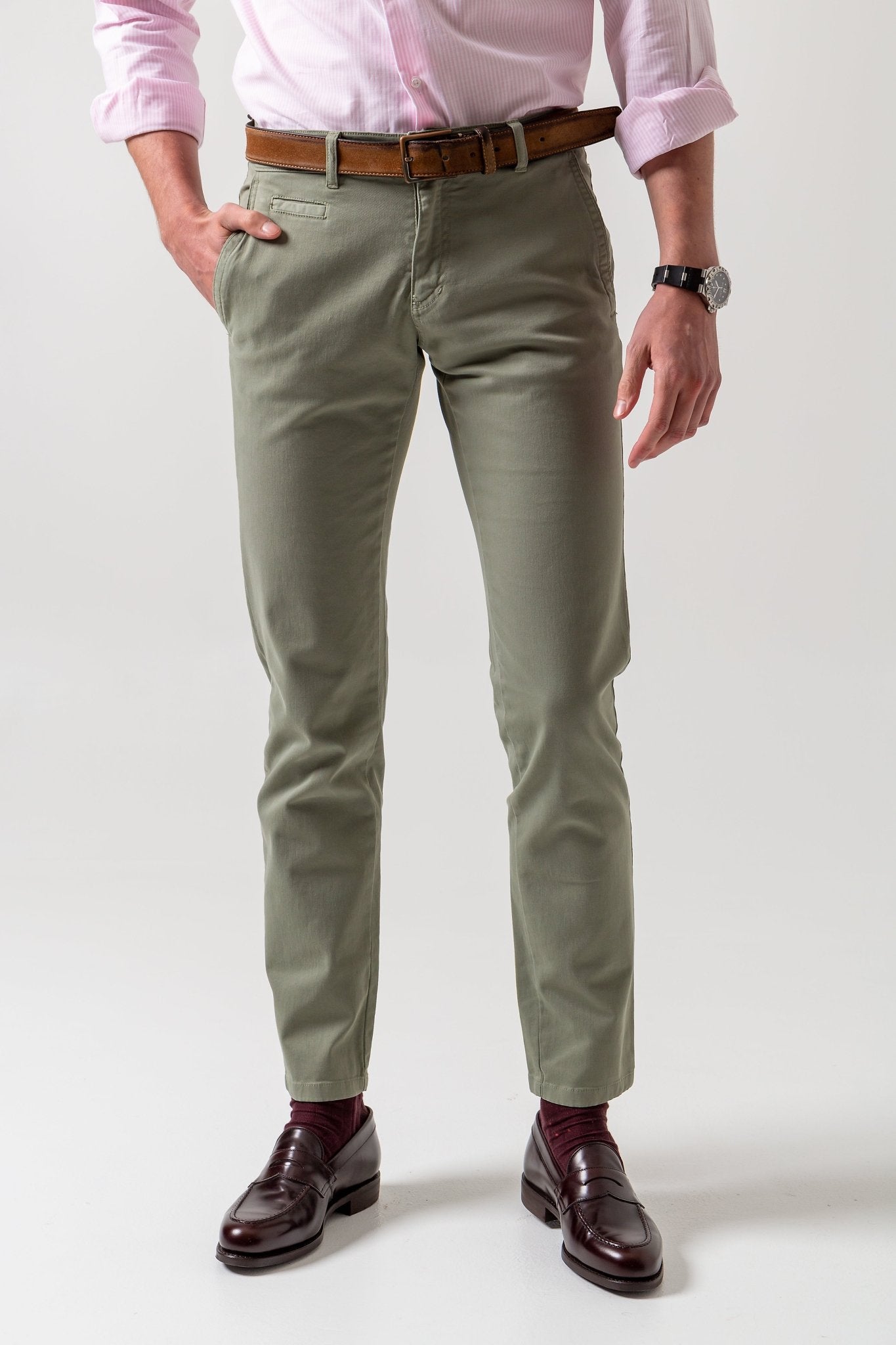 Pantalón Chino Idol Verde - Sohhan