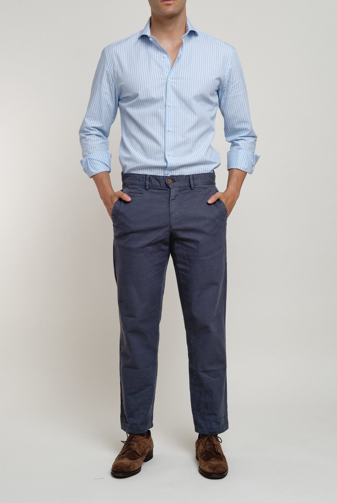 Pantalón Chino Samos Marino - Sohhan