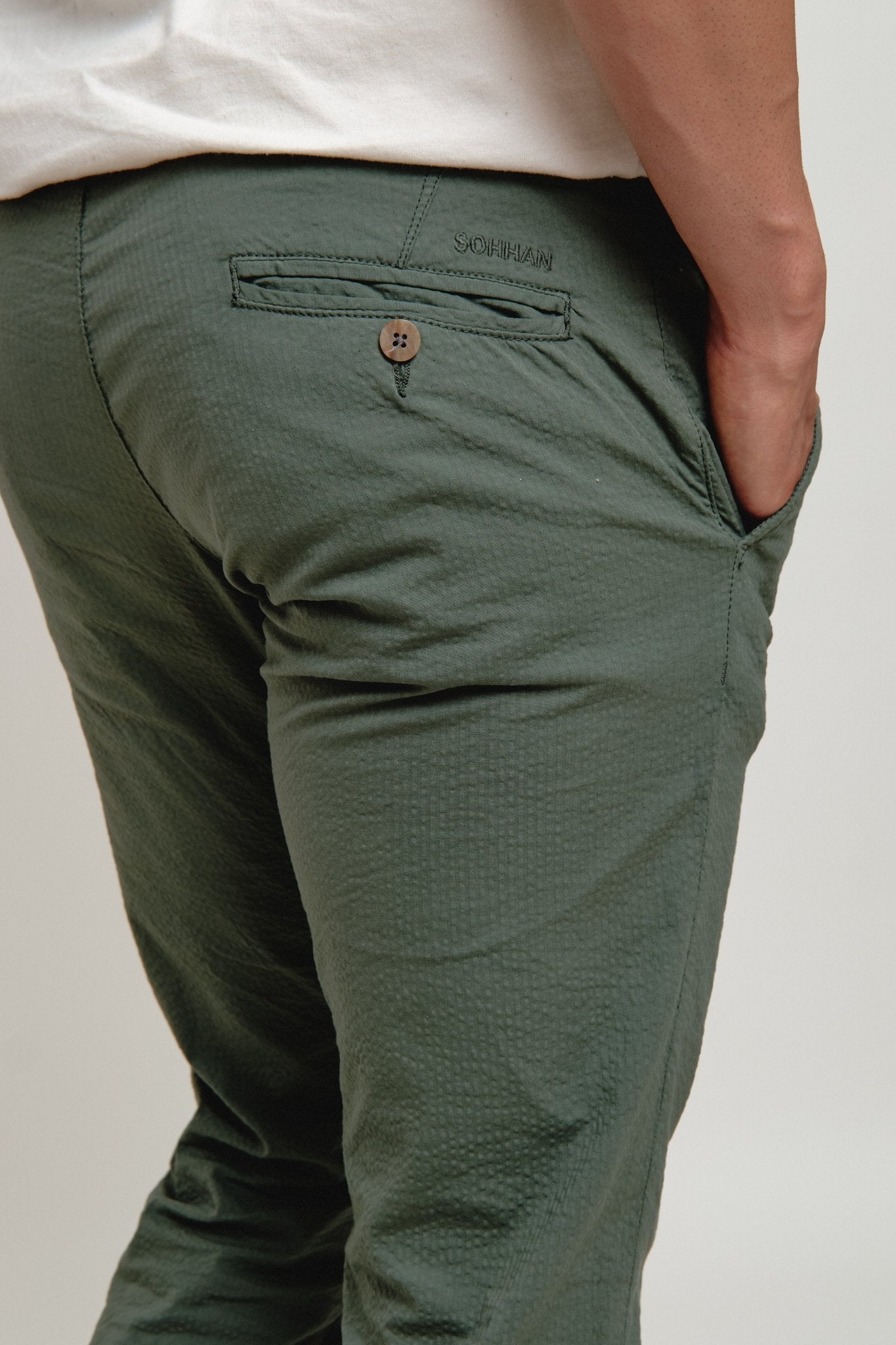 Pantalón Chino Siros Verde - Sohhan