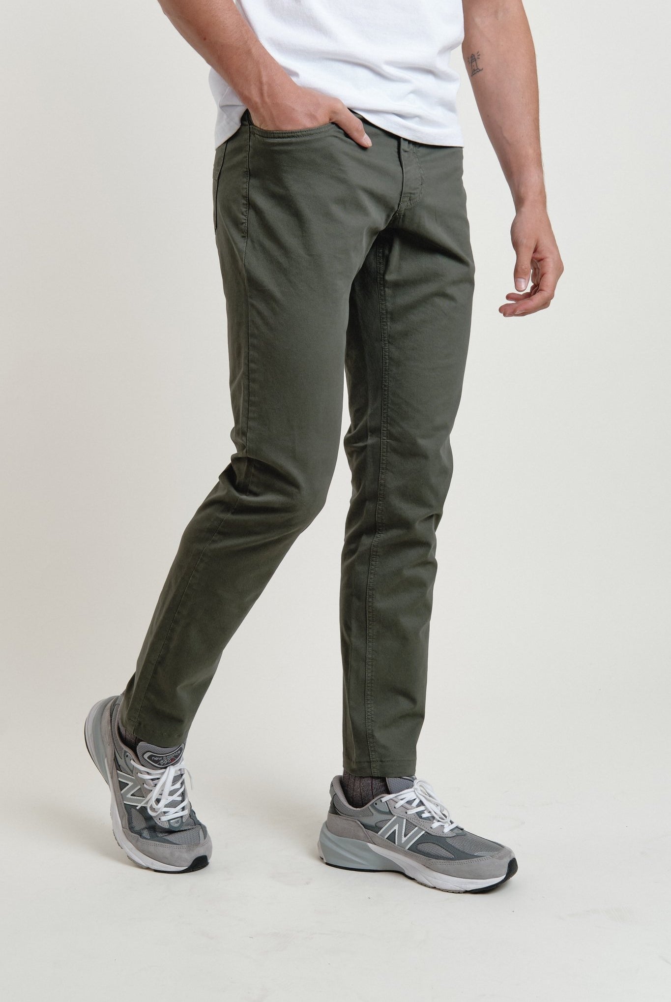 Pantalón Cinco Bolsillos Bruce Verde Bogotá - Sohhan