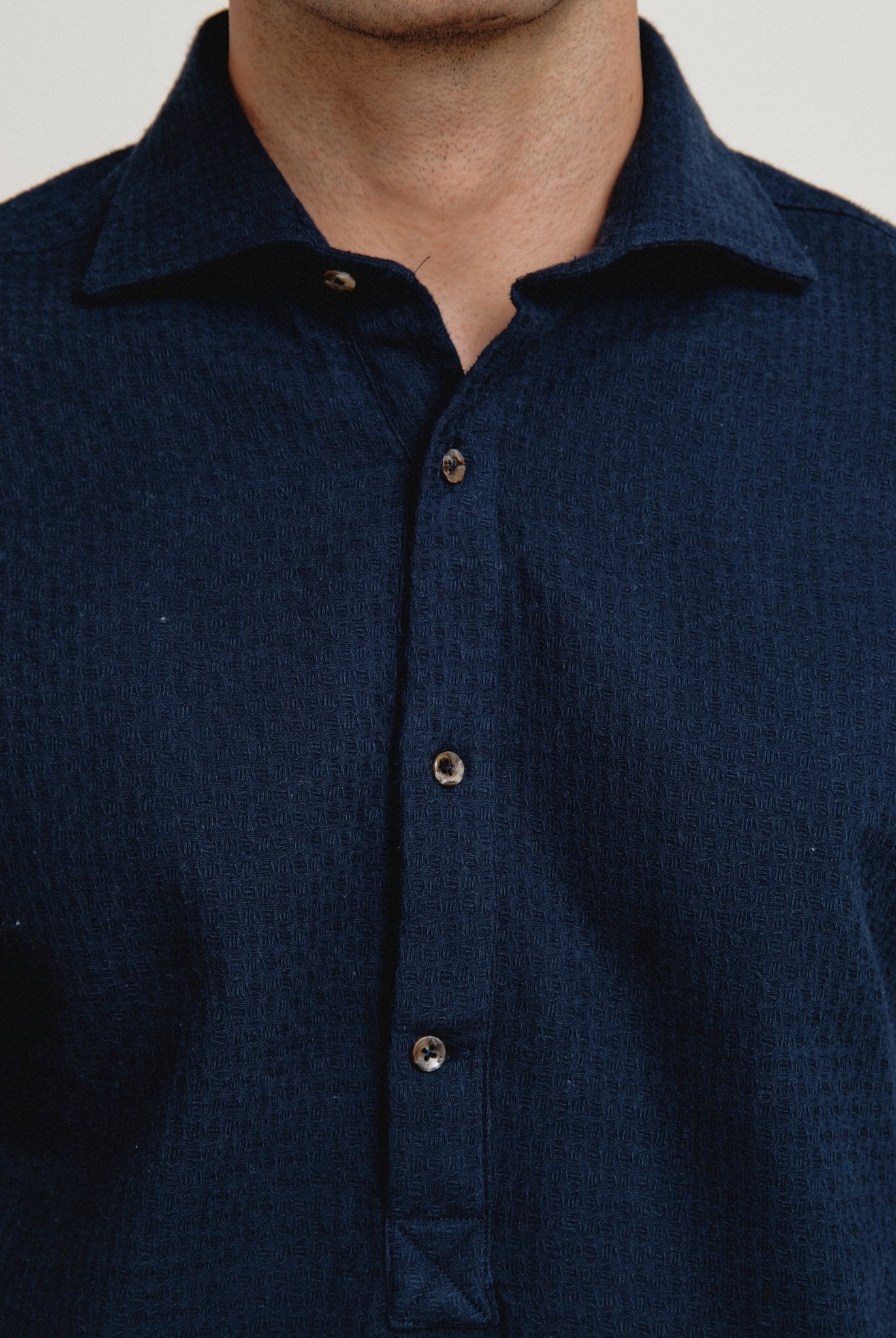 Polera Estructura Arppi Azul - Sohhan