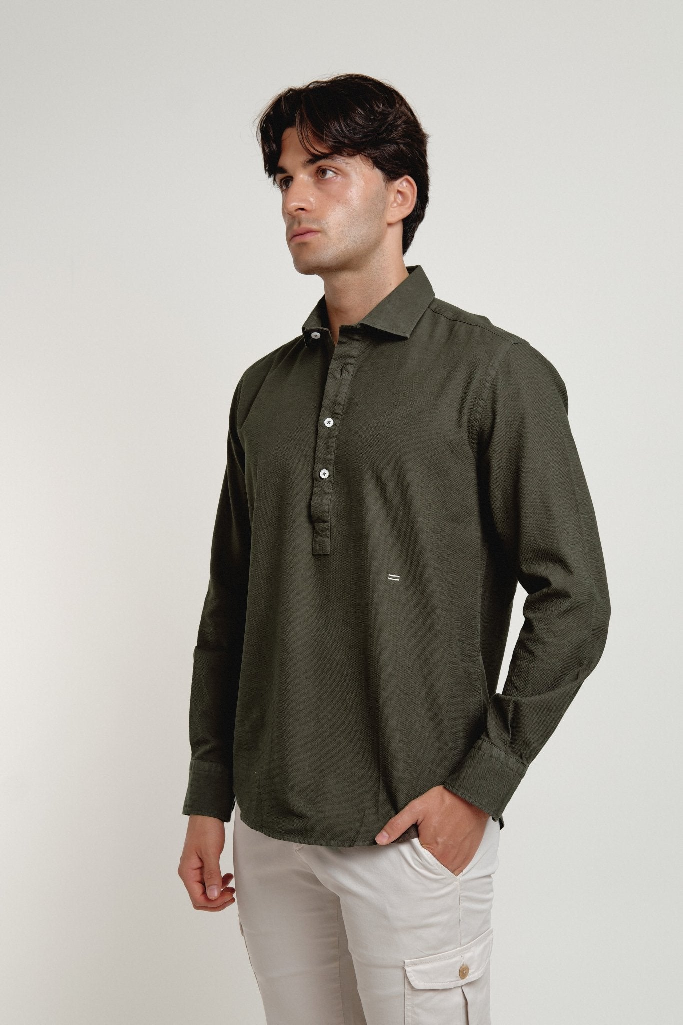 Polera Ethan Estructura Verde Bogotá - Sohhan