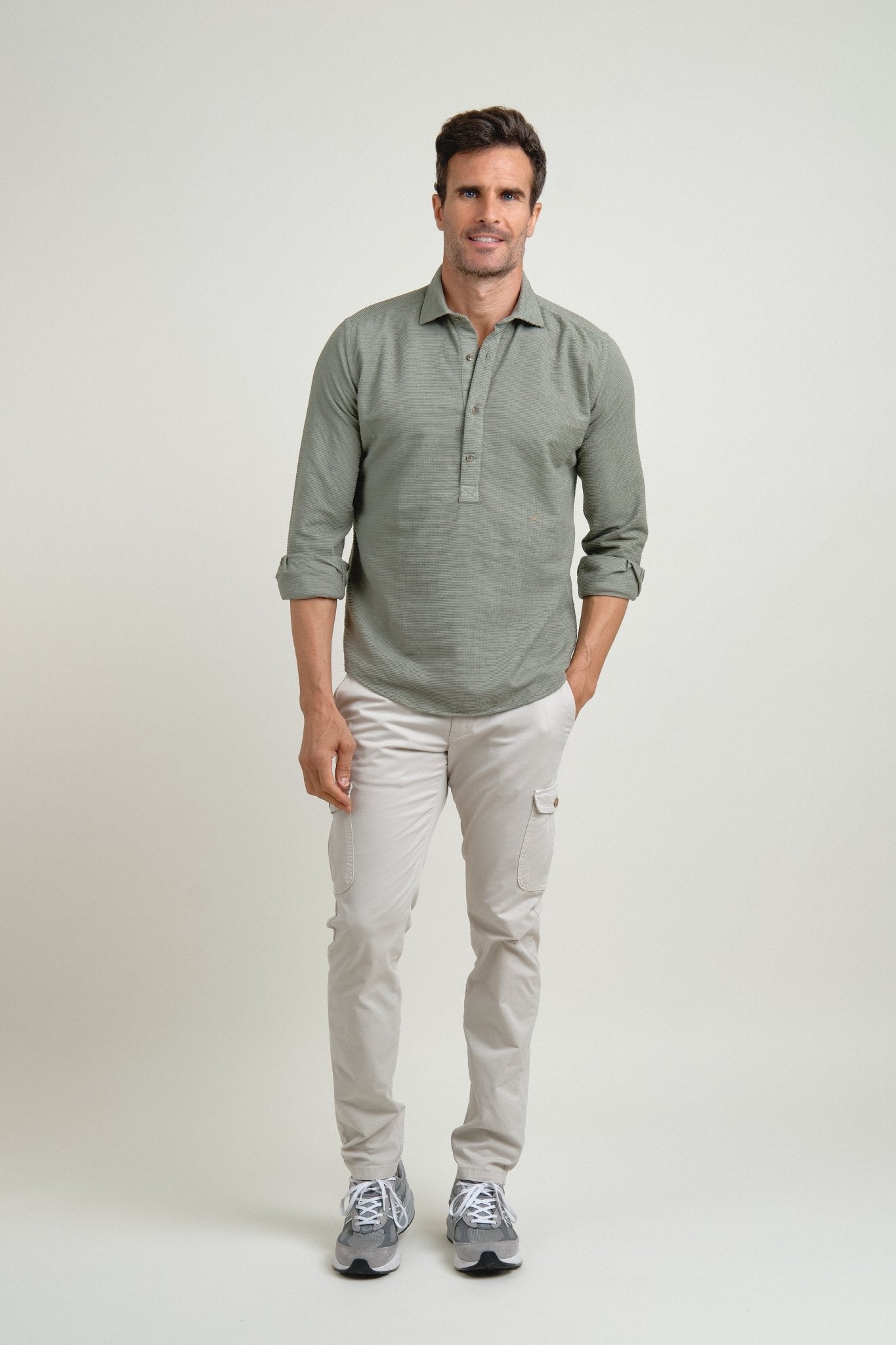 Polera Fiorenzo Verde Amazonas - Sohhan