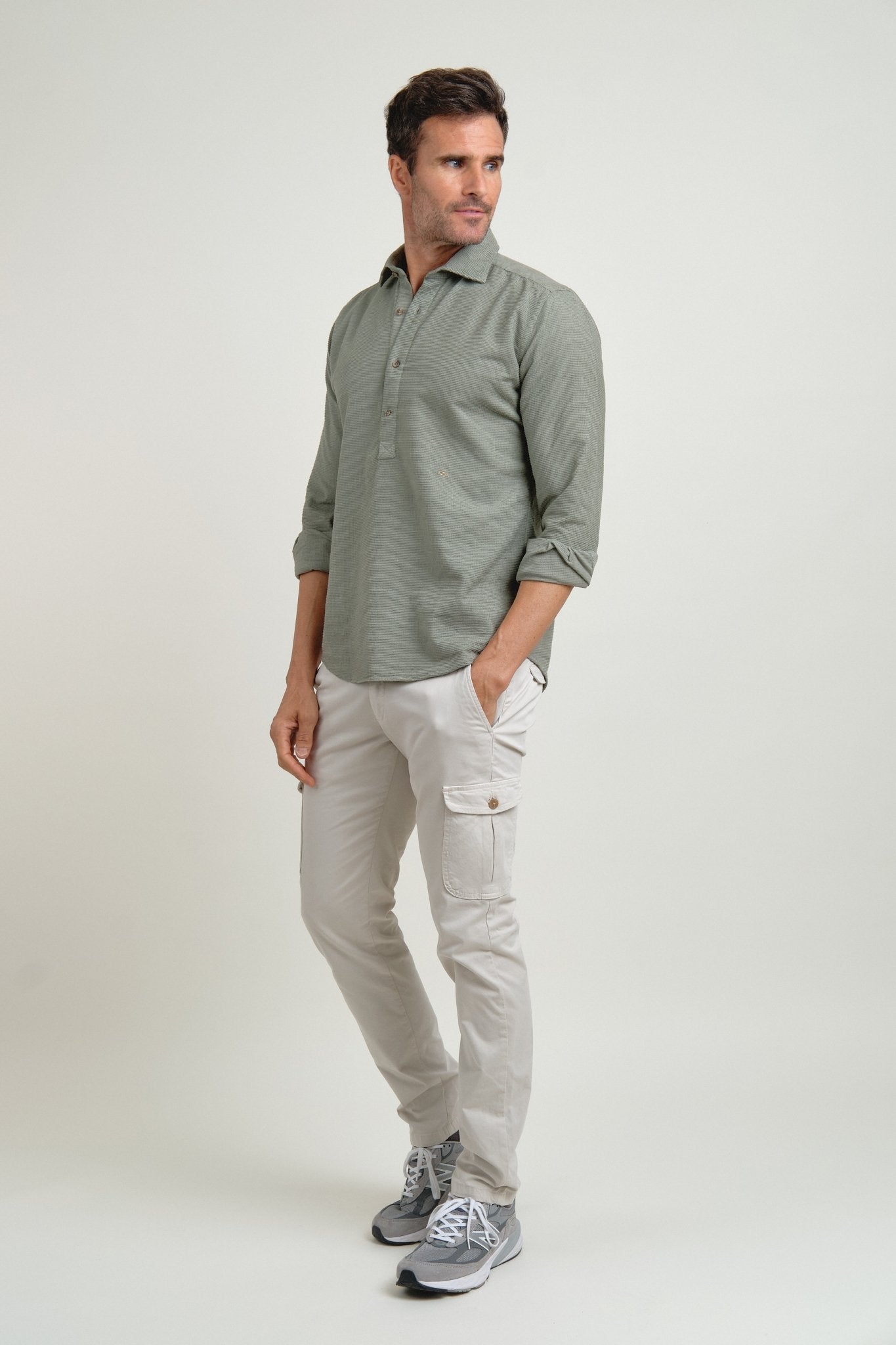 Polera Fiorenzo Verde Amazonas - Sohhan