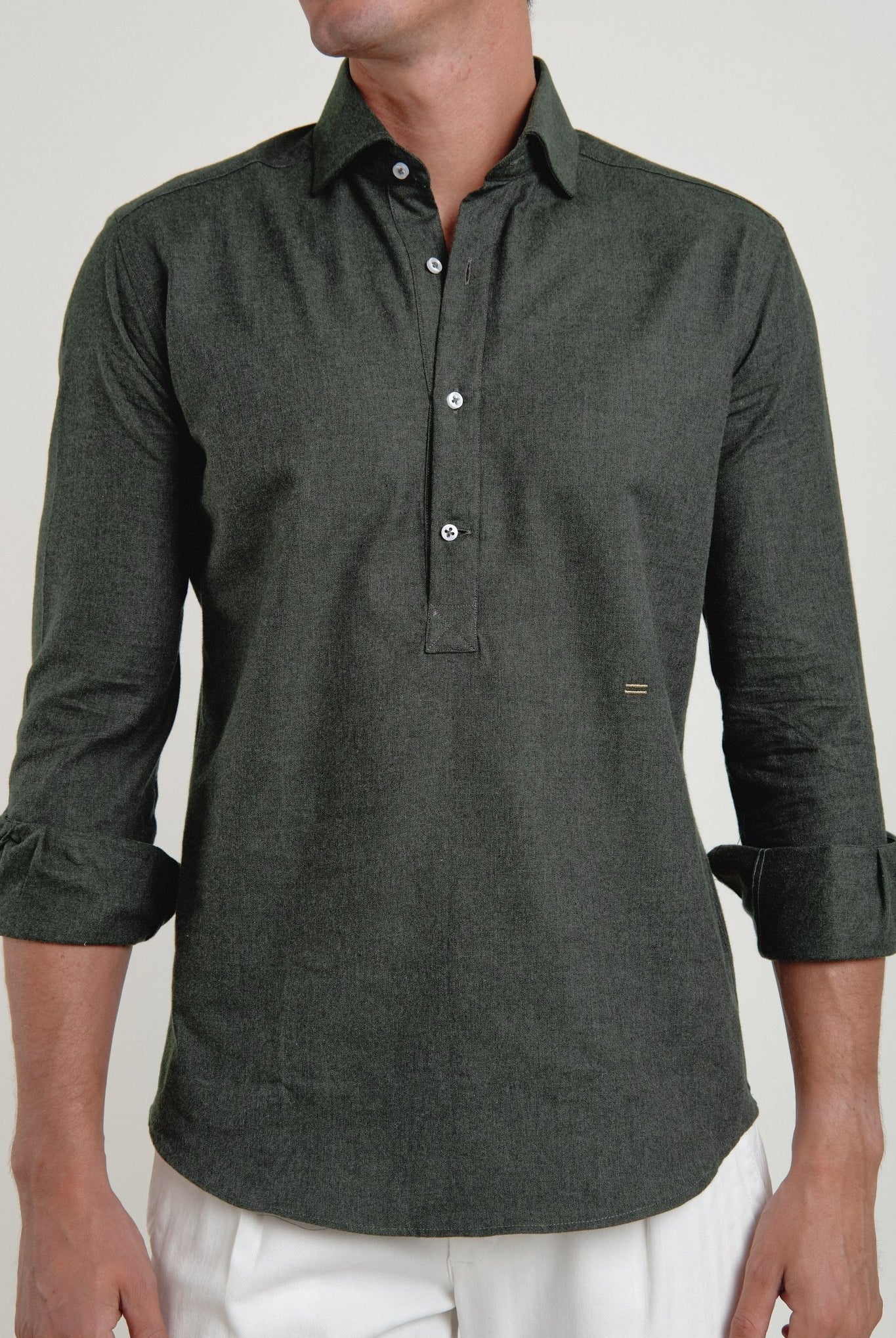 Polera Franela Ember Verde - Sohhan