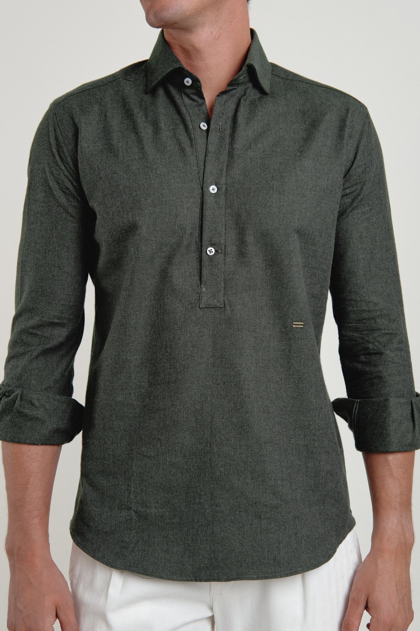 Polera Franela Ember Verde - Sohhan