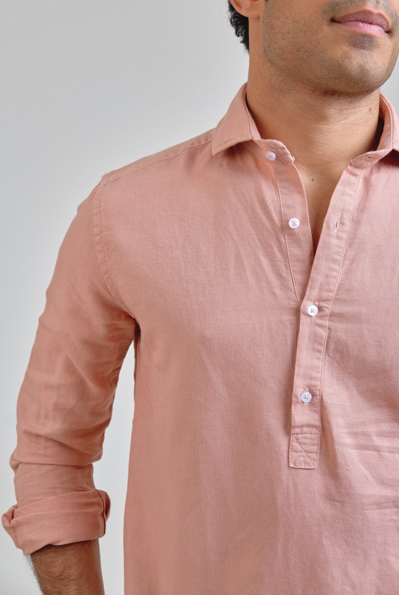 Polera Lino Marbella Rosa - Sohhan