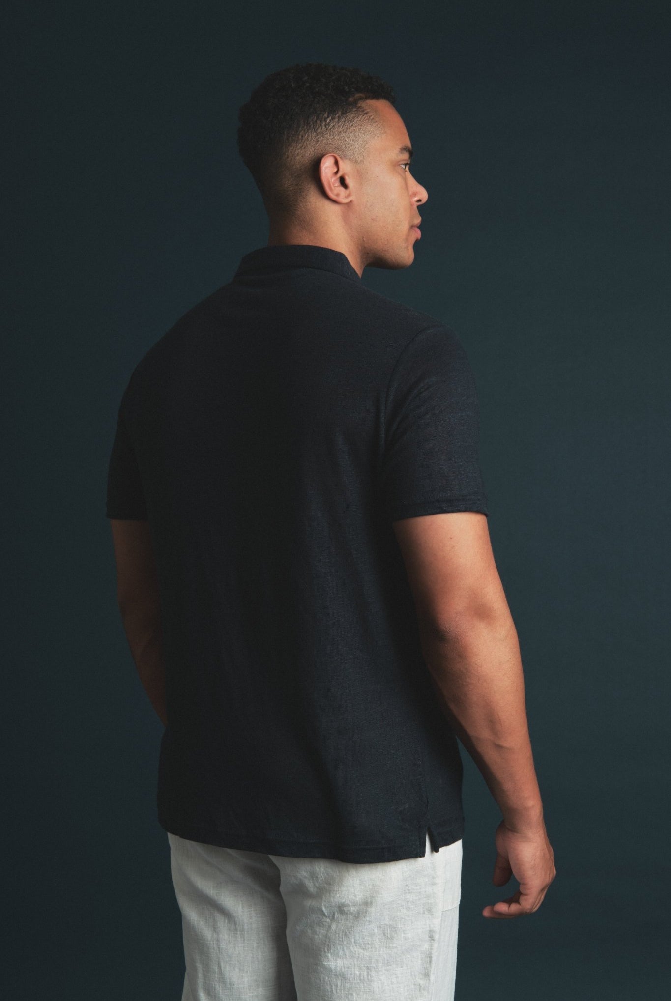 Polo Linen Navy Hustle Heritage - Sohhan