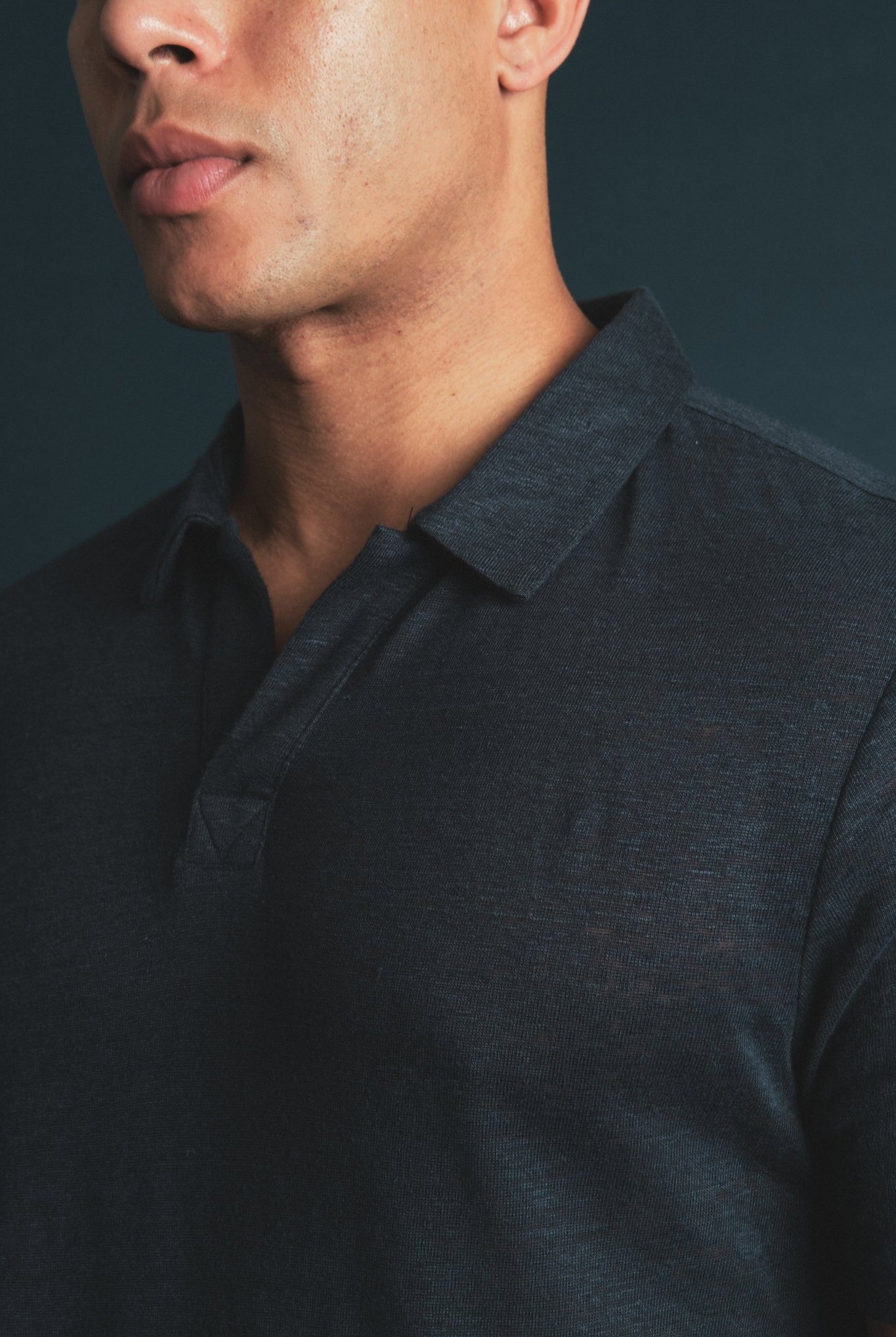 Polo Linen Navy Hustle Heritage - Sohhan