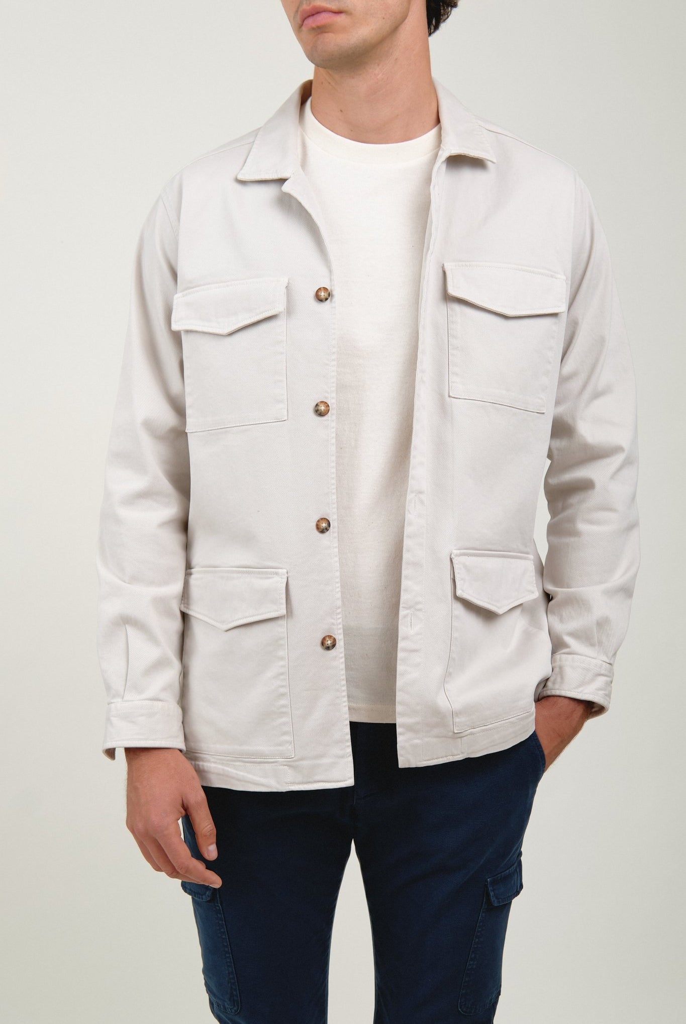 Sobrecamisa Ward Crudo - Sohhan