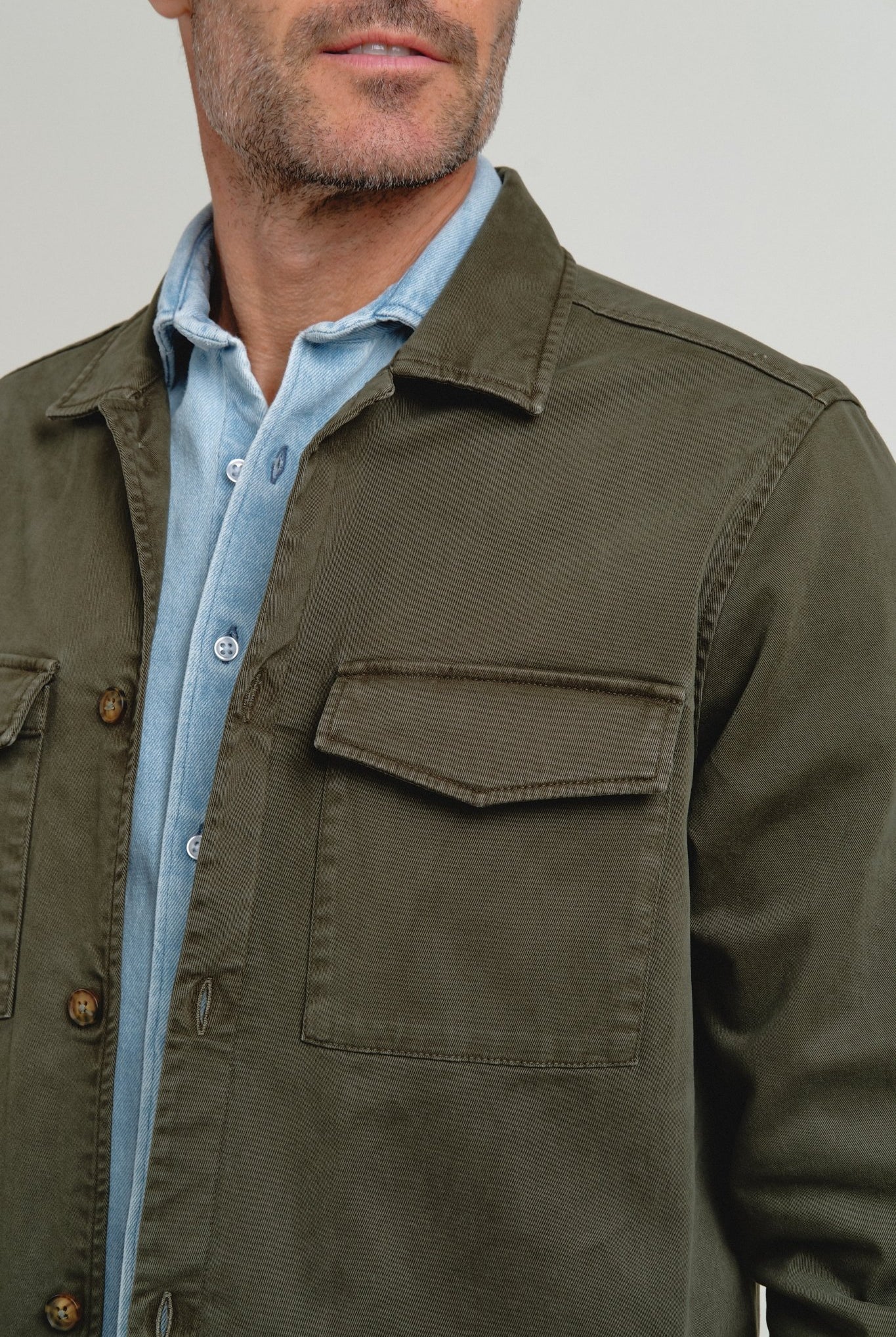 Sobrecamisa Ward Verde Bogotá - Sohhan