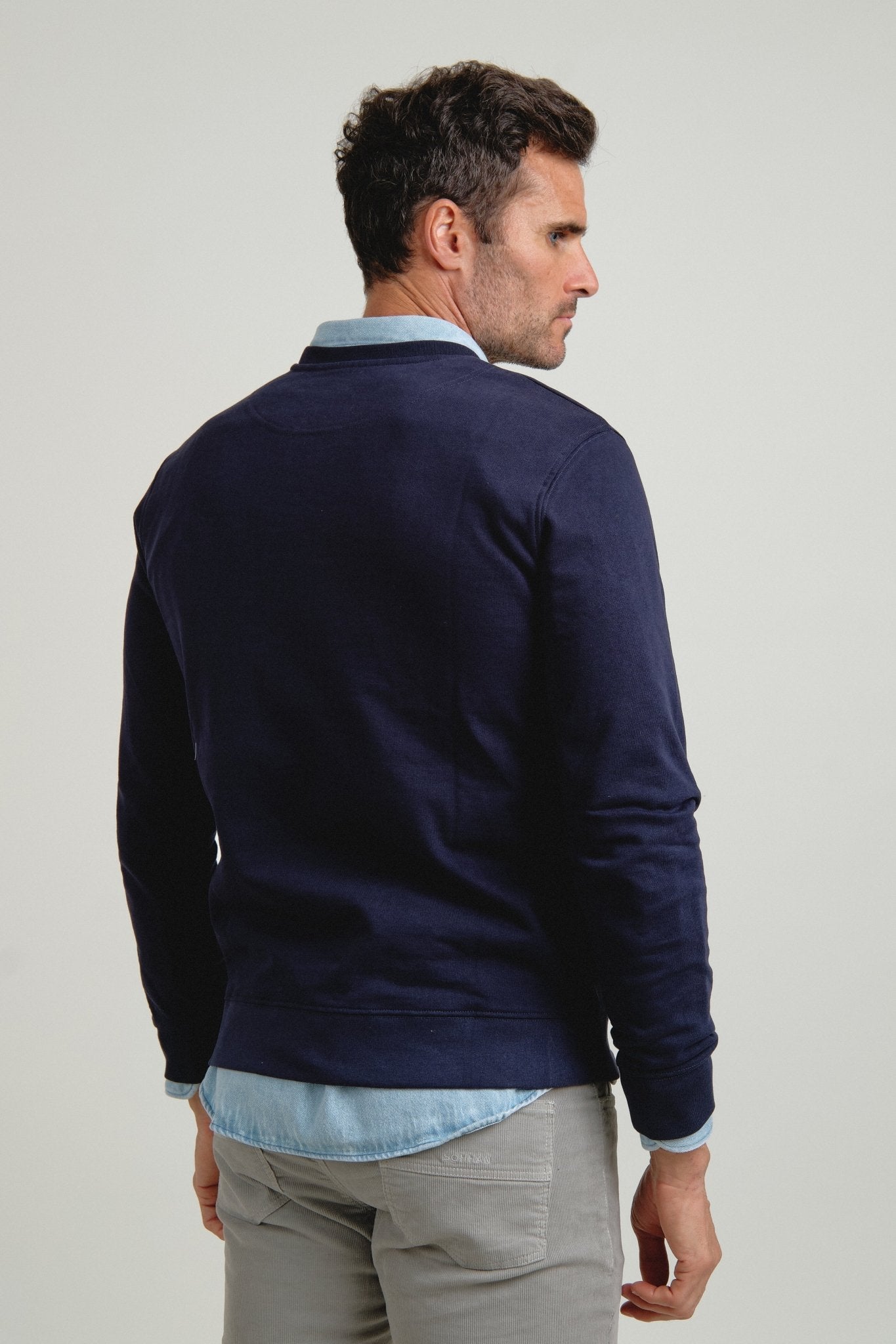 Sudadera Shelter Básica Marino - Sohhan