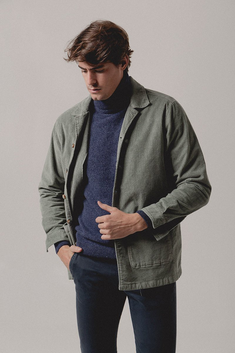 Chaqueta Pana Verde - Sohhan