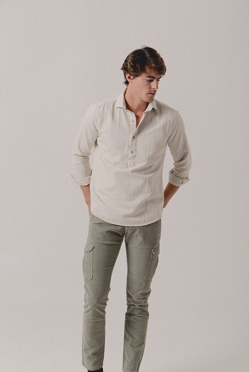 Pantalón Cargo Pana Verde - Sohhan