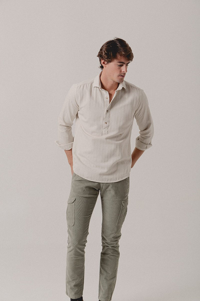 Pantalón Cargo Pana Verde - Sohhan