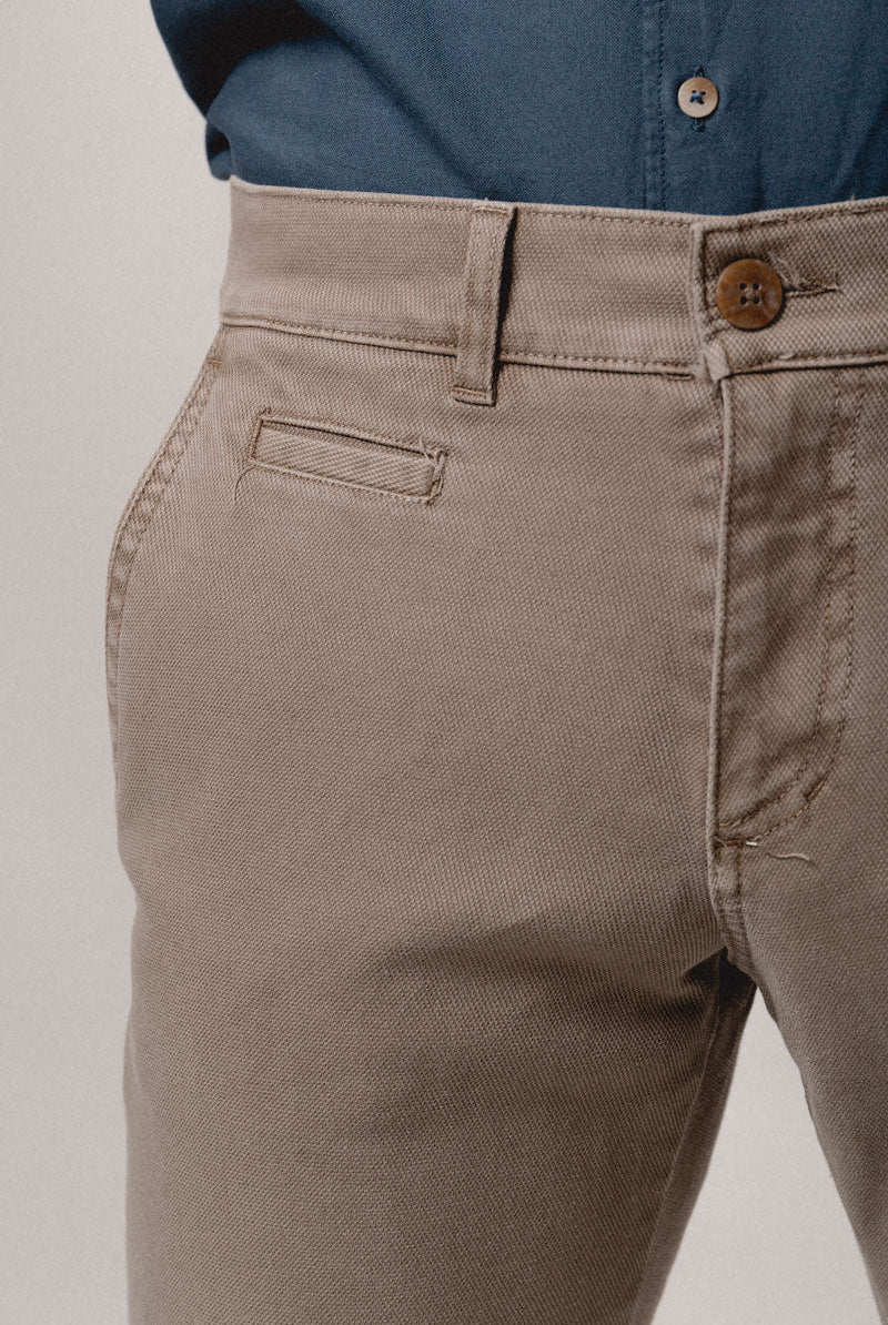Pantalón chino Kaki estructura - Sohhan