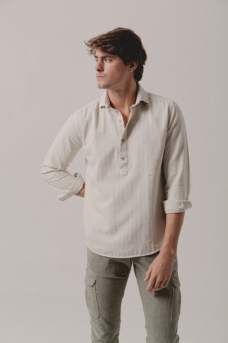 Polera Espiga Crudo Tarento - Sohhan
