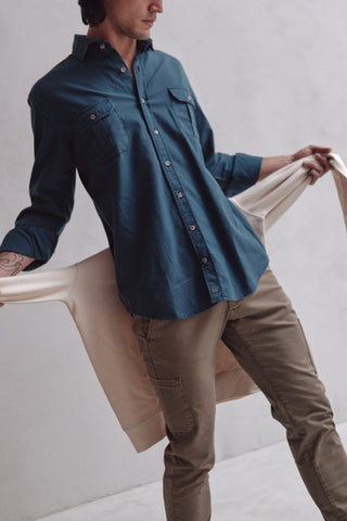 Sahara Luke Shirt Blue Provence
