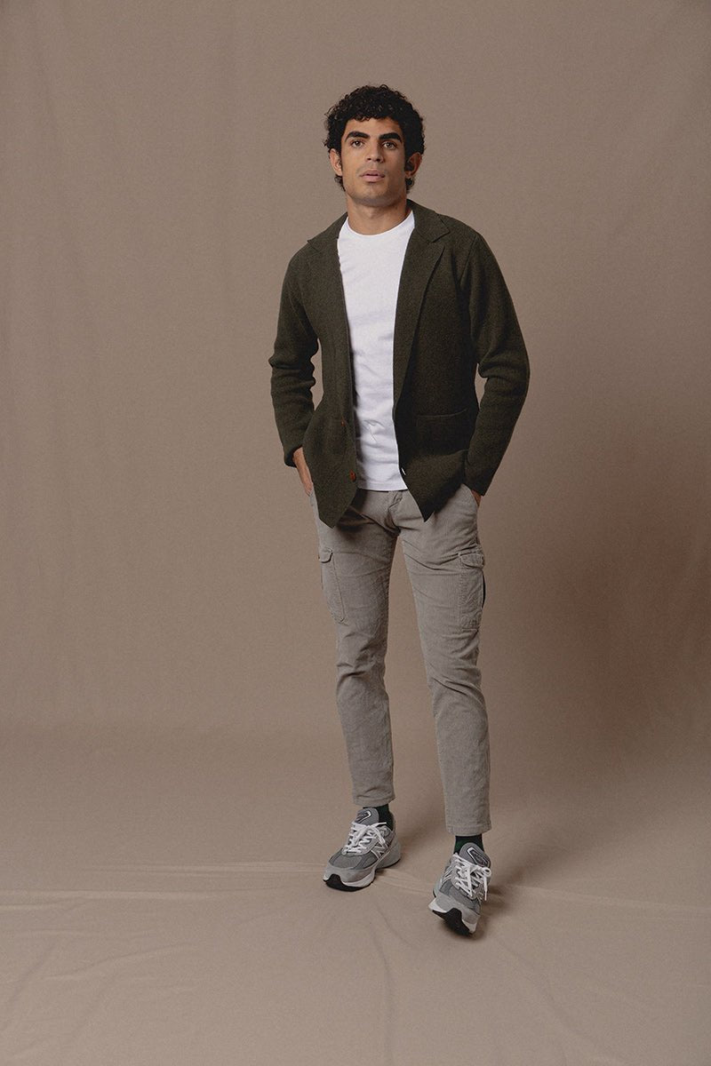 Clark Green Knitted Jacket - Sohhan